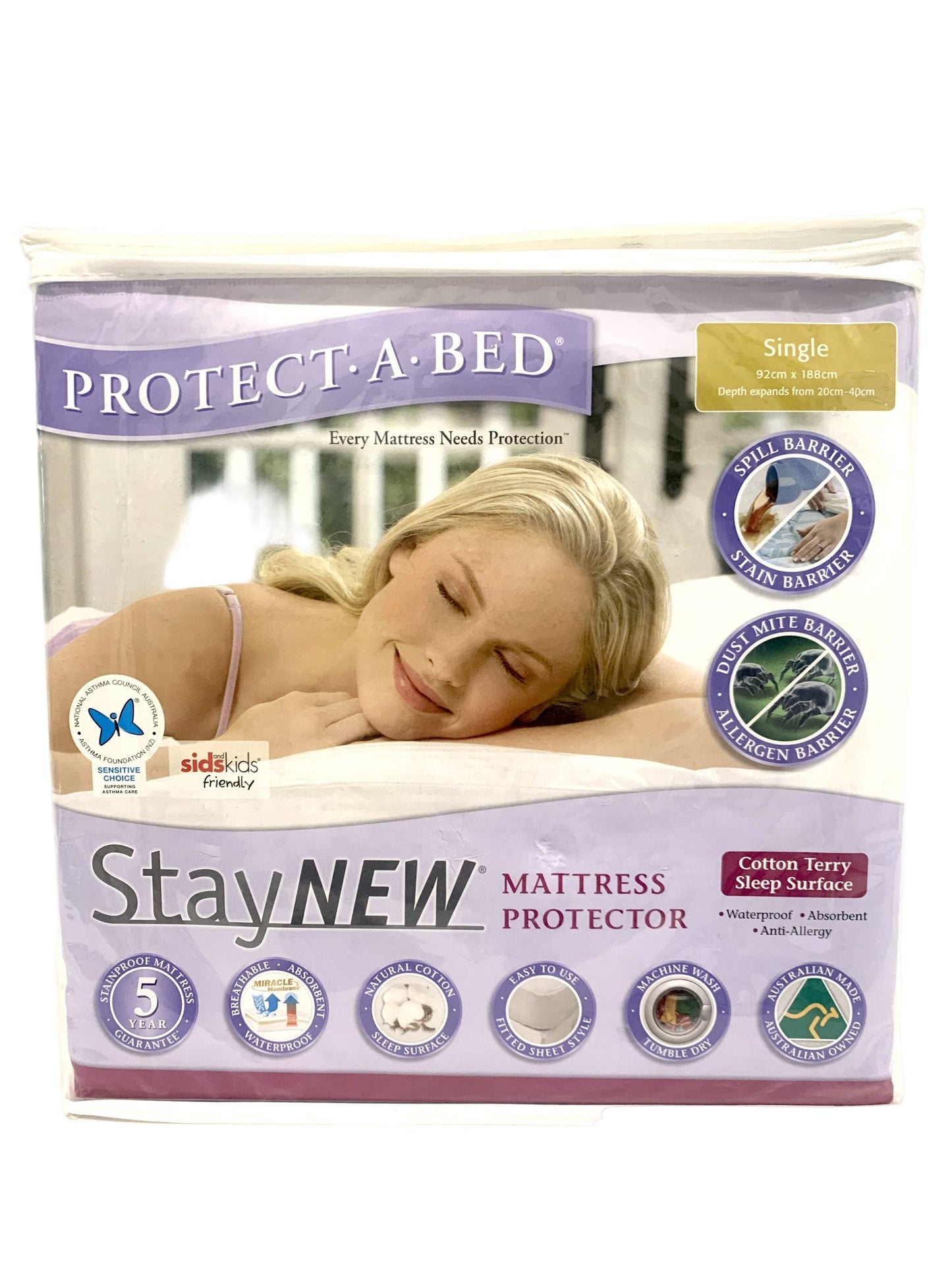 Protecta bed - Stay New Mattress Protector Waterproof - Single image 0