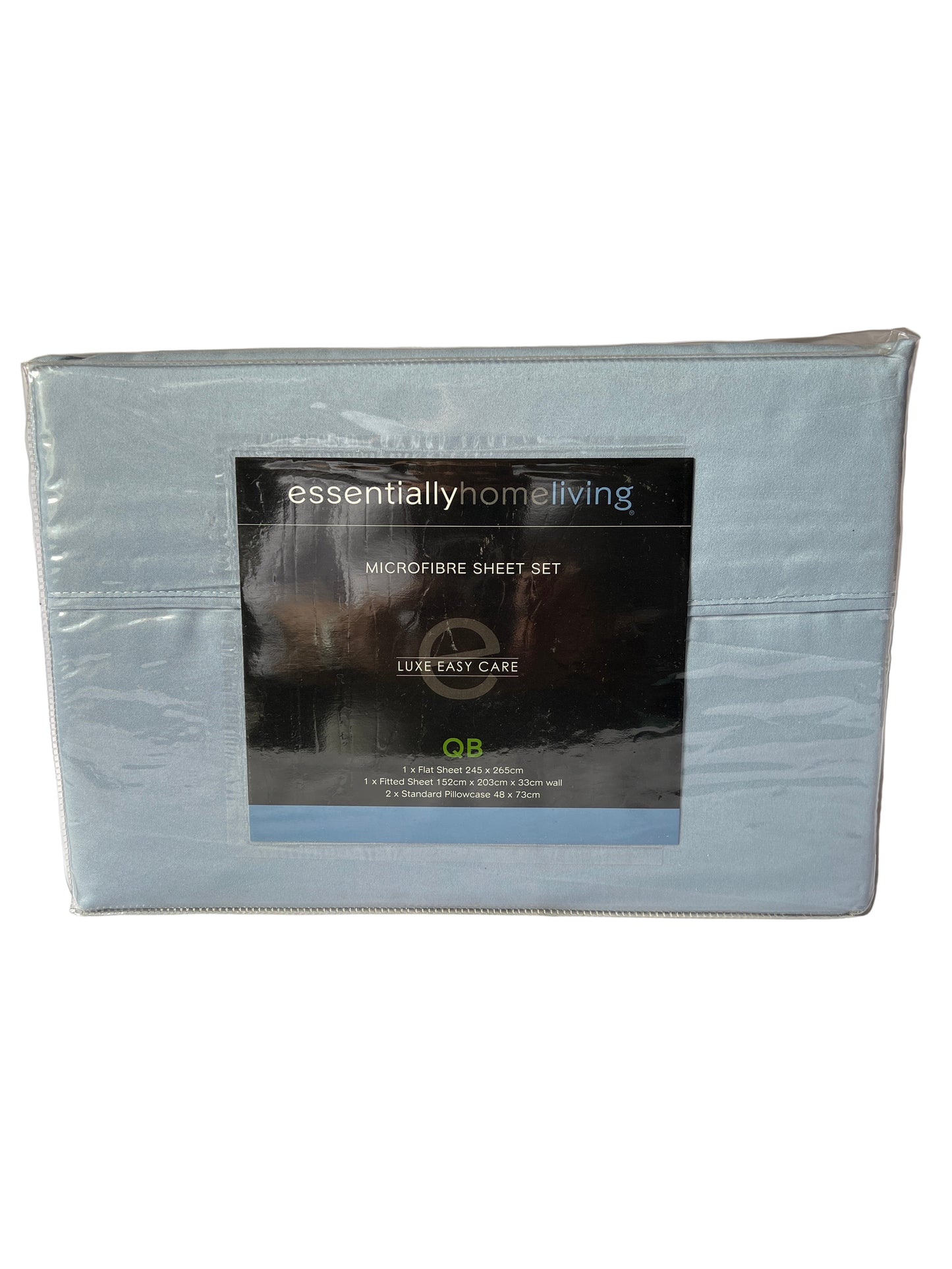 Essentially Home Living - Queen - Microfibre Sheet Set - Sky Blue