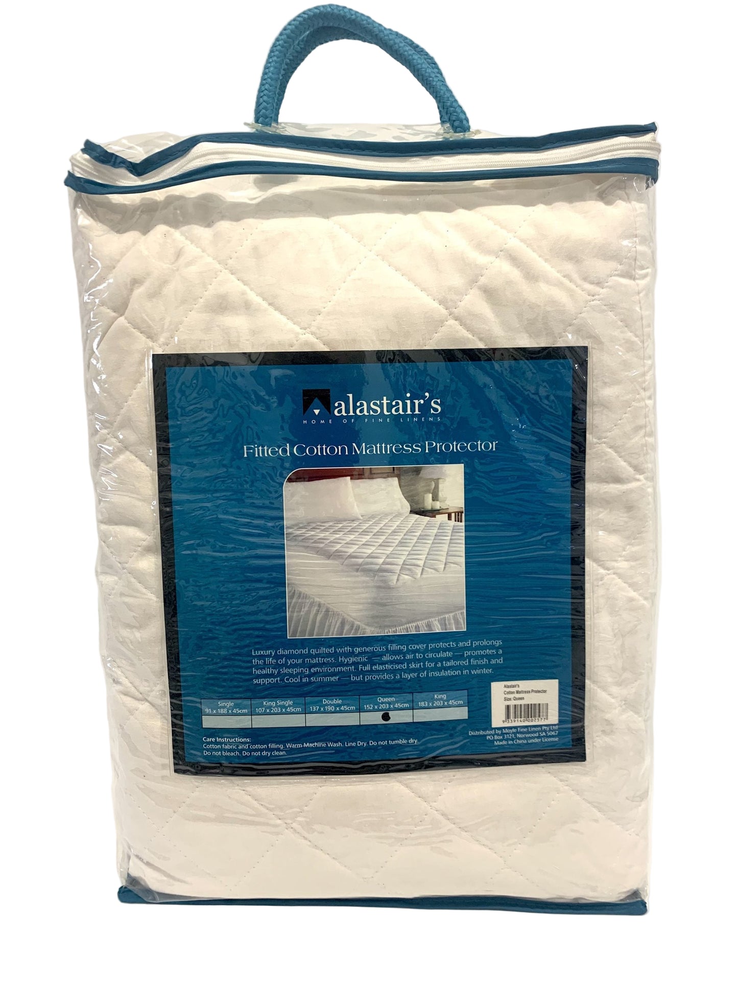 Alastairs - Fitted Cotton Mattress Protector - Queen image 0