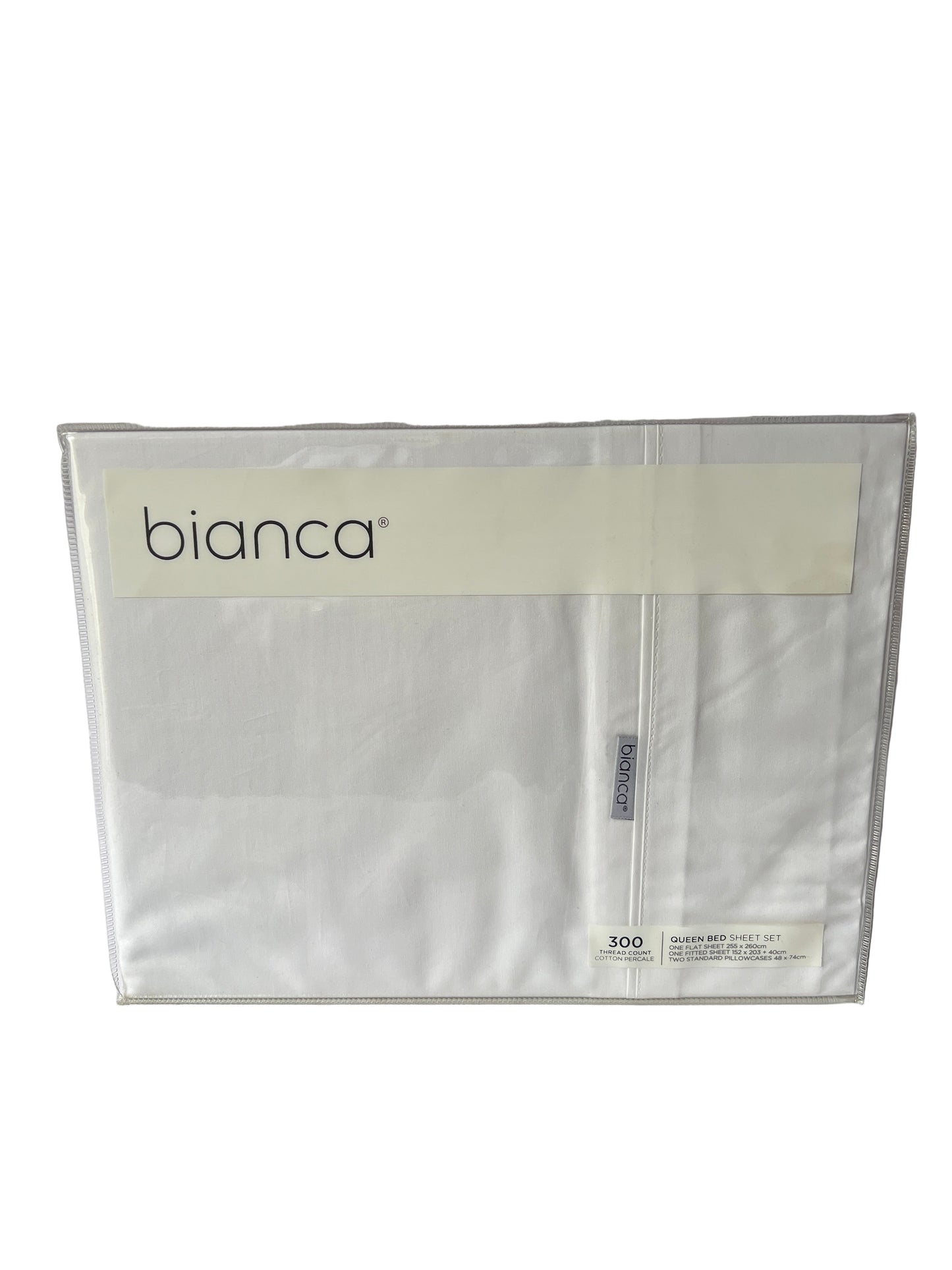 Bianca - Queen - Sheet Set 300 Thread Count Heston - White