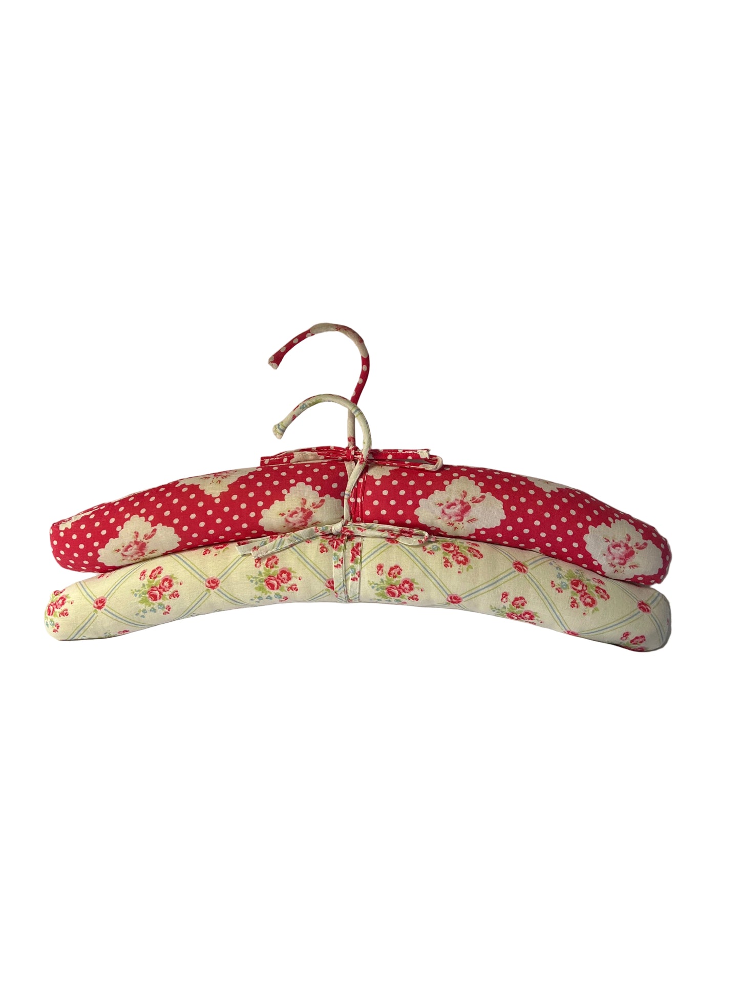 Coat Hangers - Set 2 Padded - Rose Print