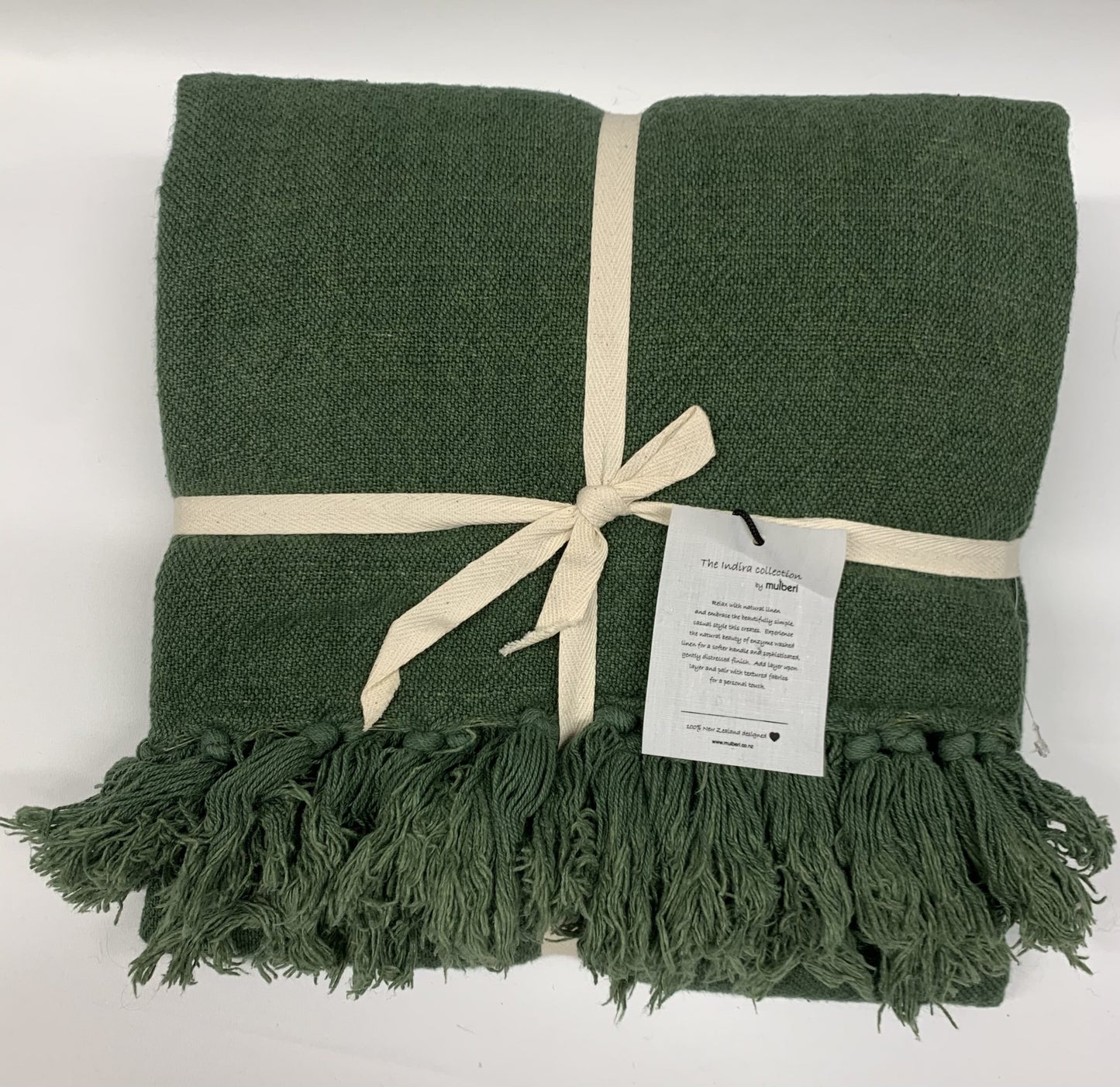 Mulberi Indira Throw - Spruce image 0