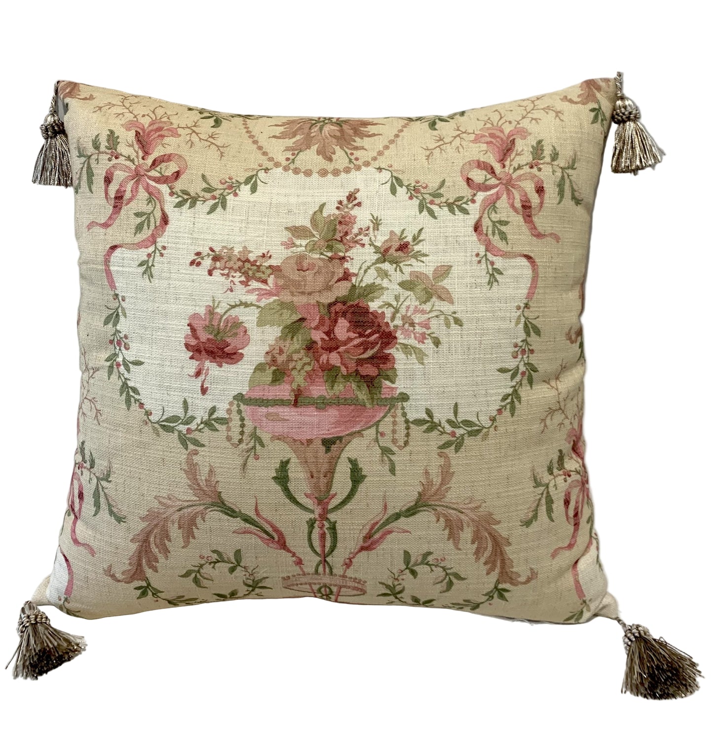 Vintage Floral with Tassles 45 x 45cm image 0