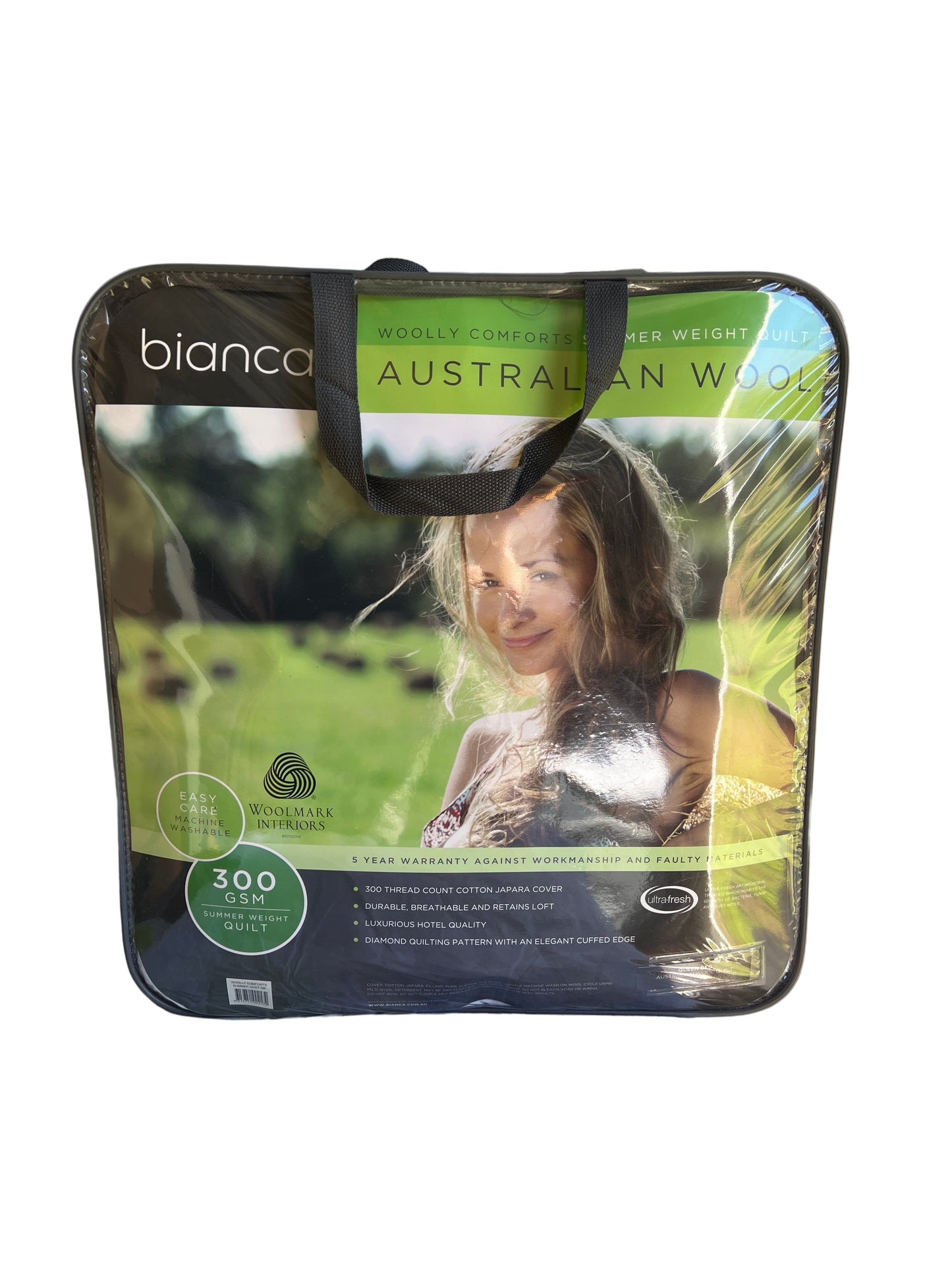 Bianca - Queen - Australian Wool Quilt - 300GSM