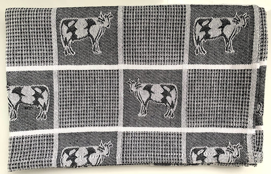 T / Towel - Cow Chambray Black image 1
