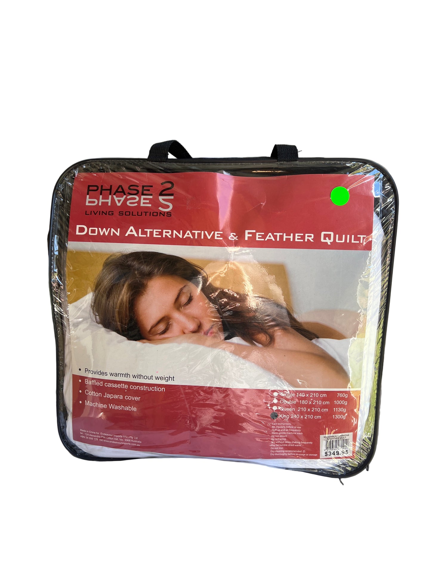 Phase 2 Living Solutions- King - Down Alternative & Feather Quilt