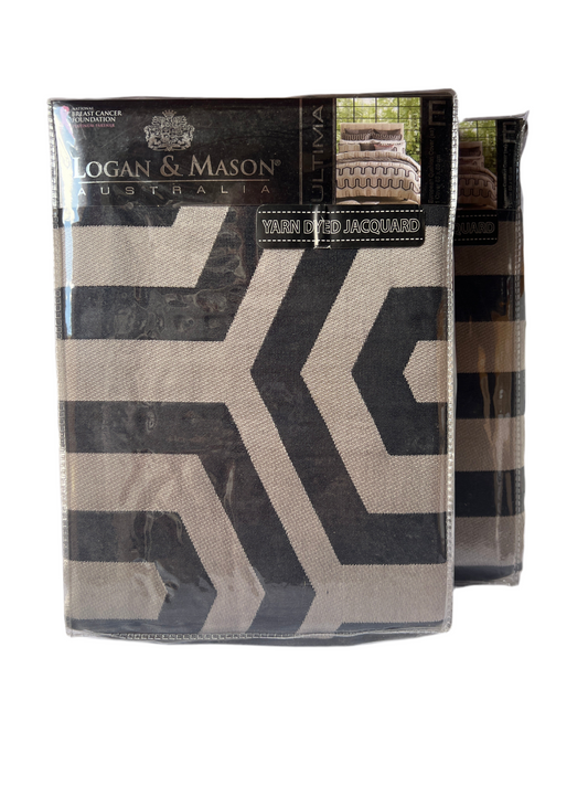Logan & Mason - Super King - Omega Stone Quilt Package