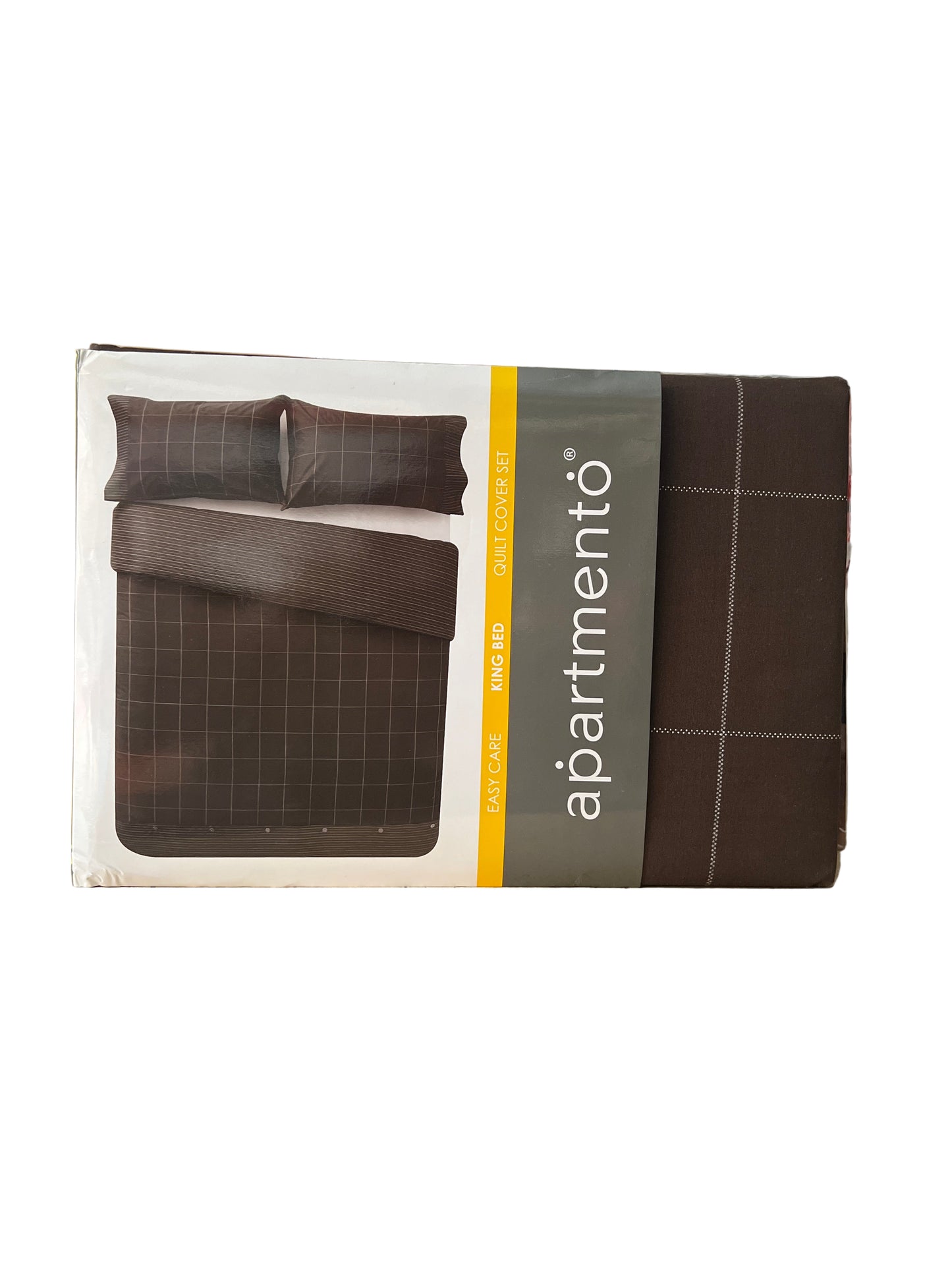 Apartmento - King - Harvard Chocolate Quilt Set