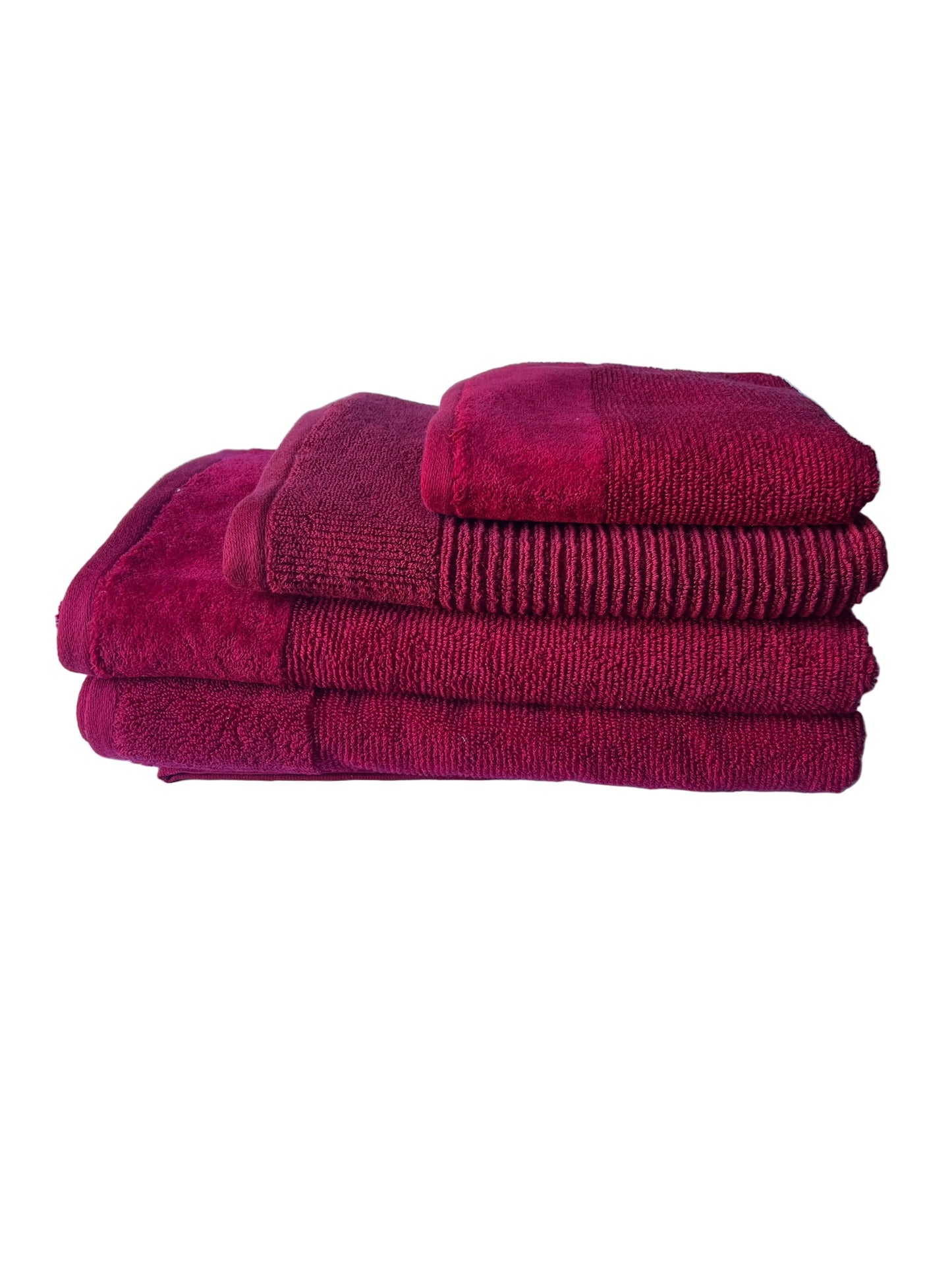 Bambury Costa 5 - Pce Towel Set - Raspberry