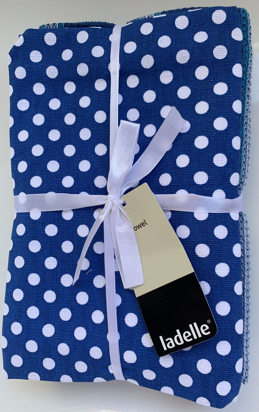 Ladelle T Towel Pack 5 -Polka Dots image 1