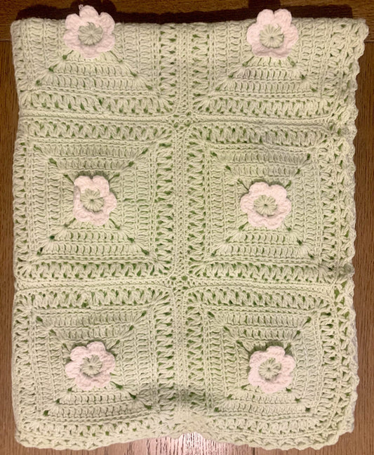 Baby Crochet Blanket - 75cm x 90cm image 1