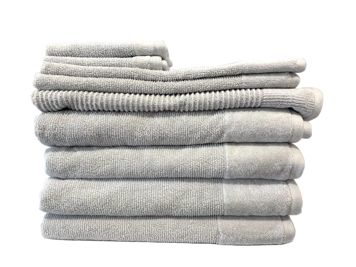 Bambury - Costa 9Pce Towel Set - Silver image 0