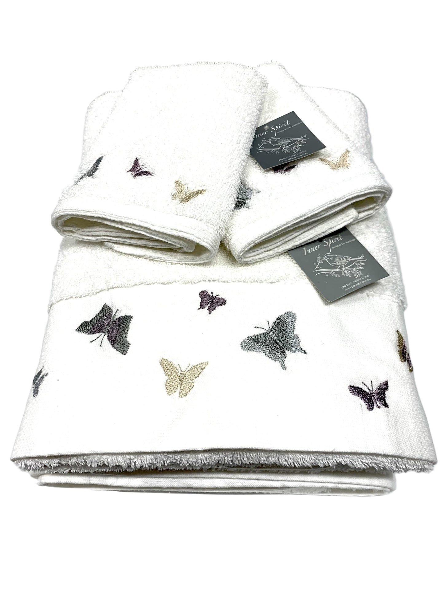 Inner Spirit -4Pce Towel Set - Butterfly image 0
