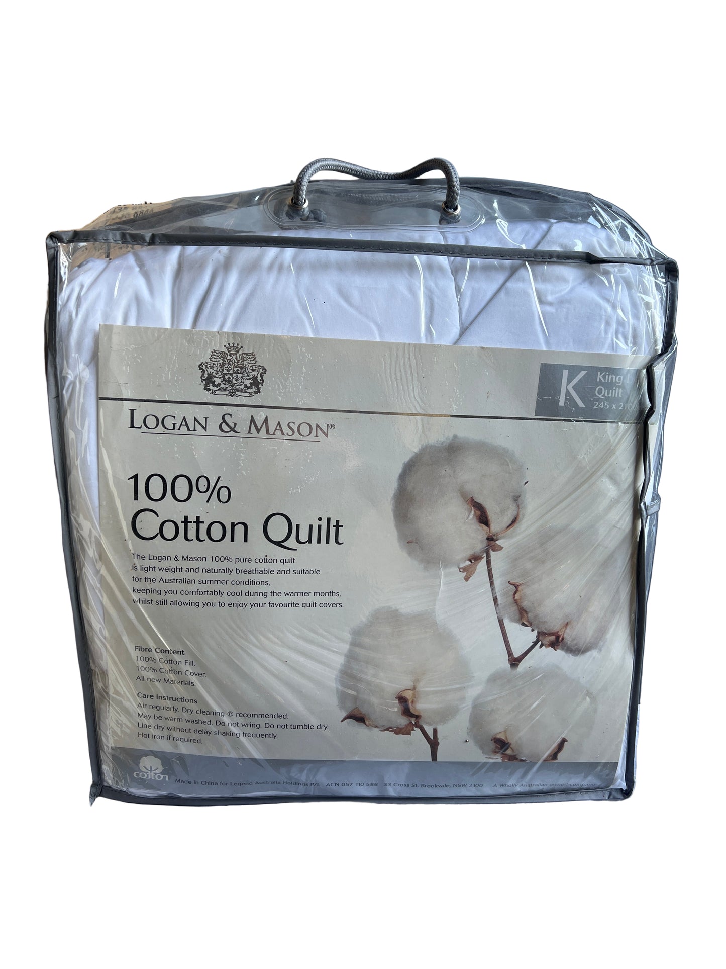 Logan & Mason - King - Cotton Quilt
