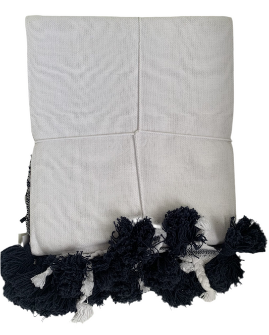 Bambury - Cotton Throw Navy