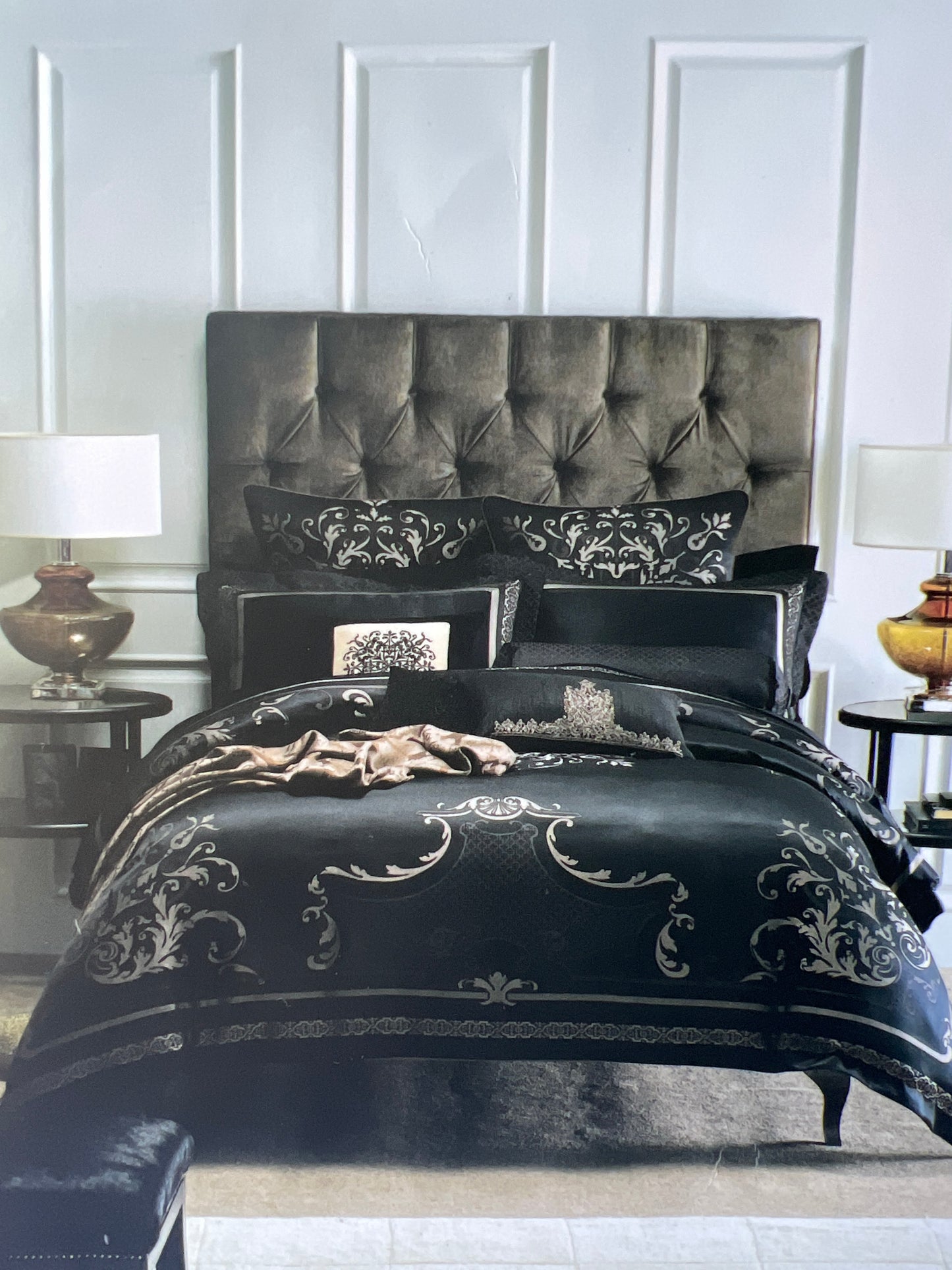 Linen House - Queen - Boleyn - Black