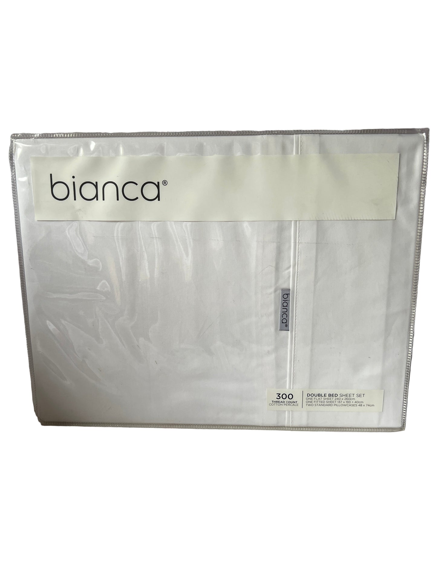 Bianca - Double - Sheet Set Heston 300 Thread count-White