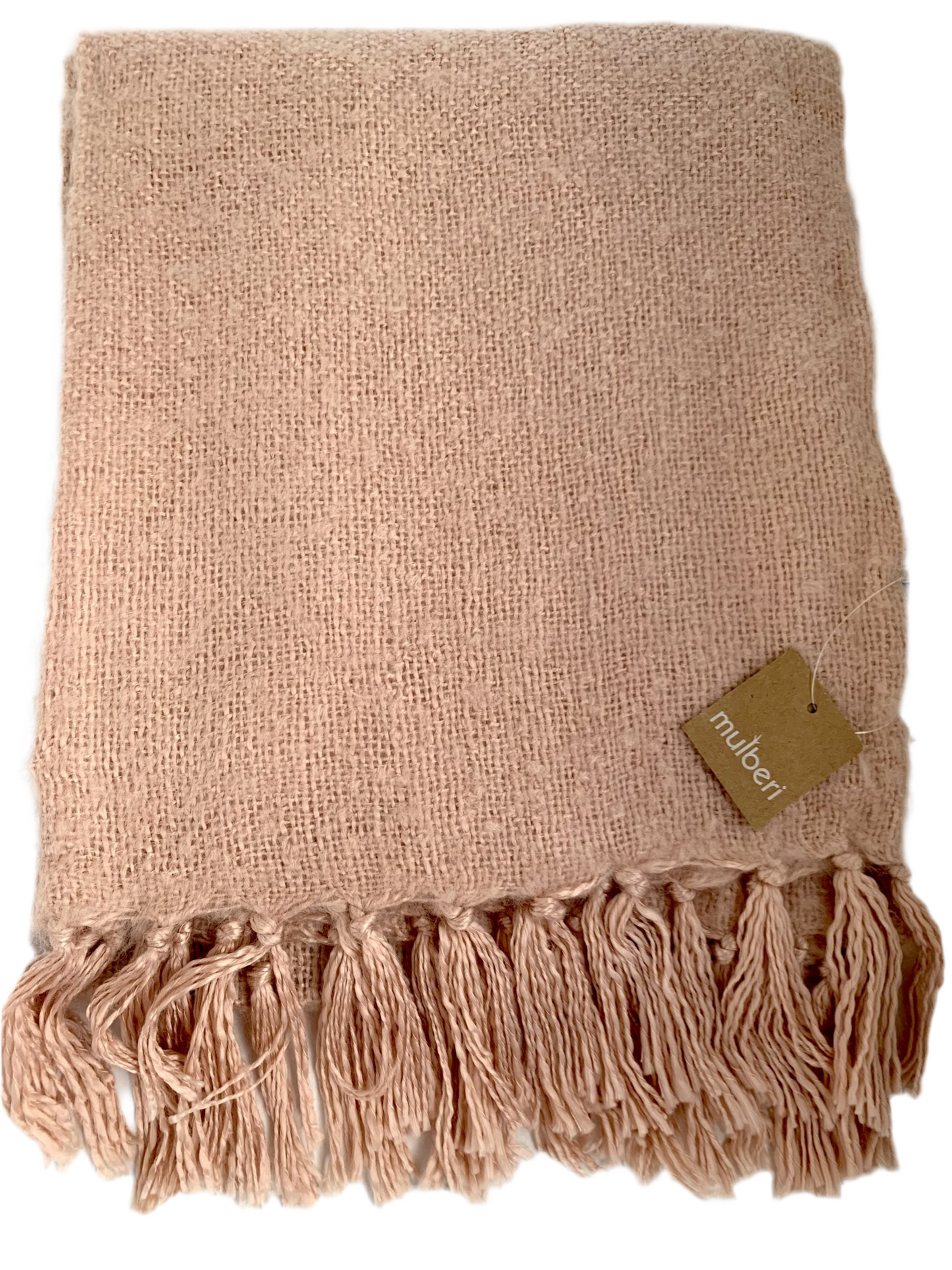 Mulberi Throw - Rhapsody Dusky Pink