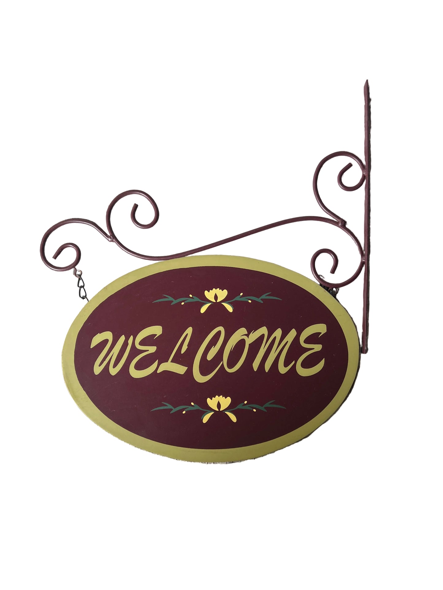 Welcome Sign - Metal & Timber