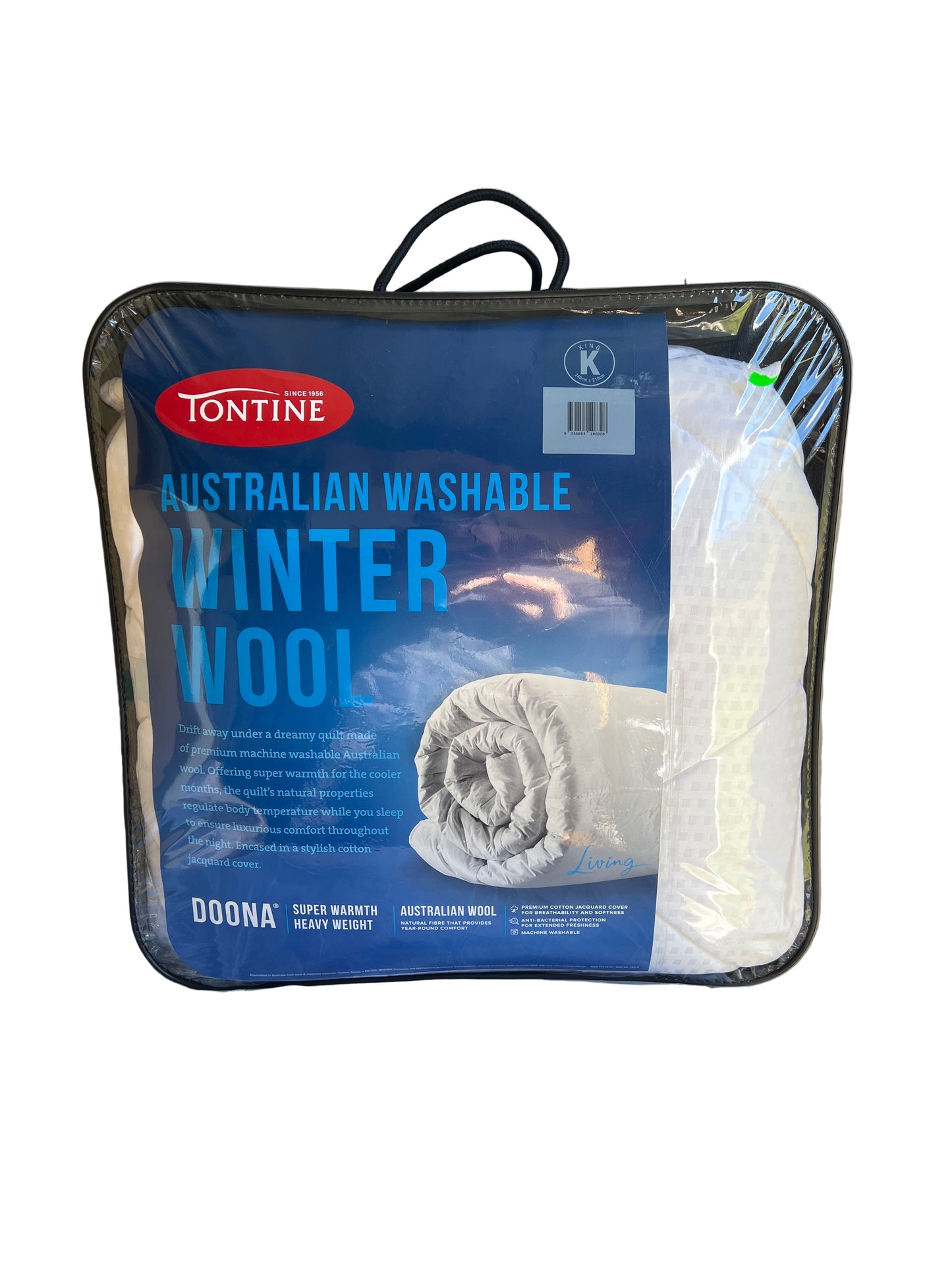 Tontine - King - Australian Washable Winter Wool Quilt