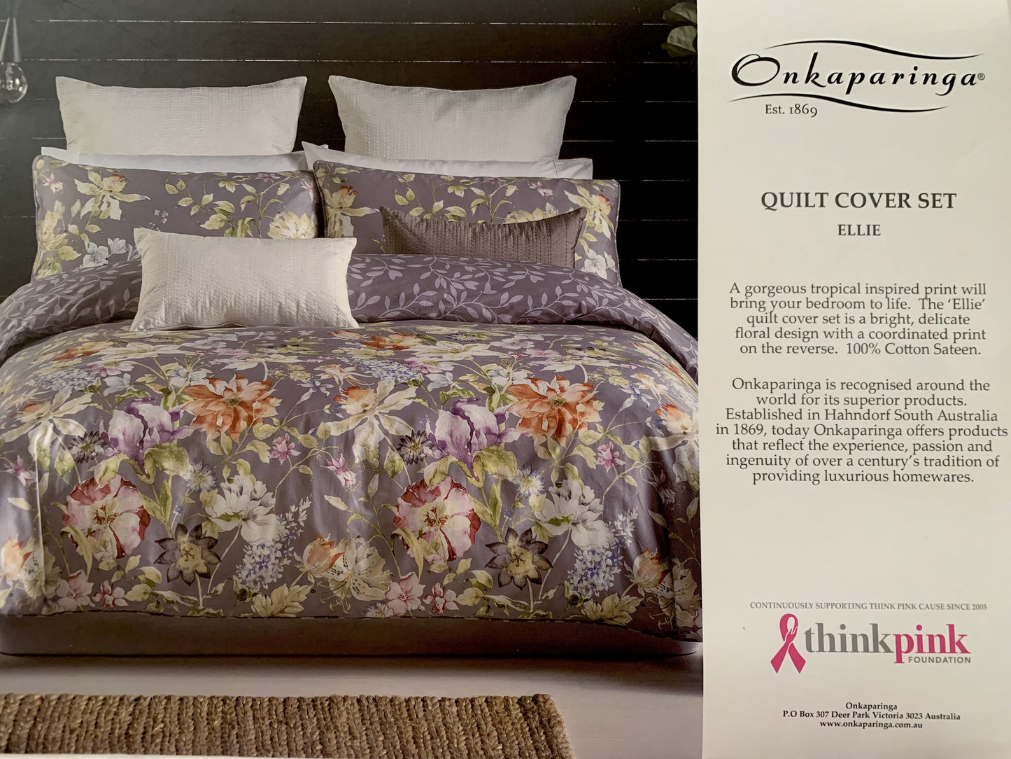 Onkaparinga King Quilt Set - Ellie Floral image 0