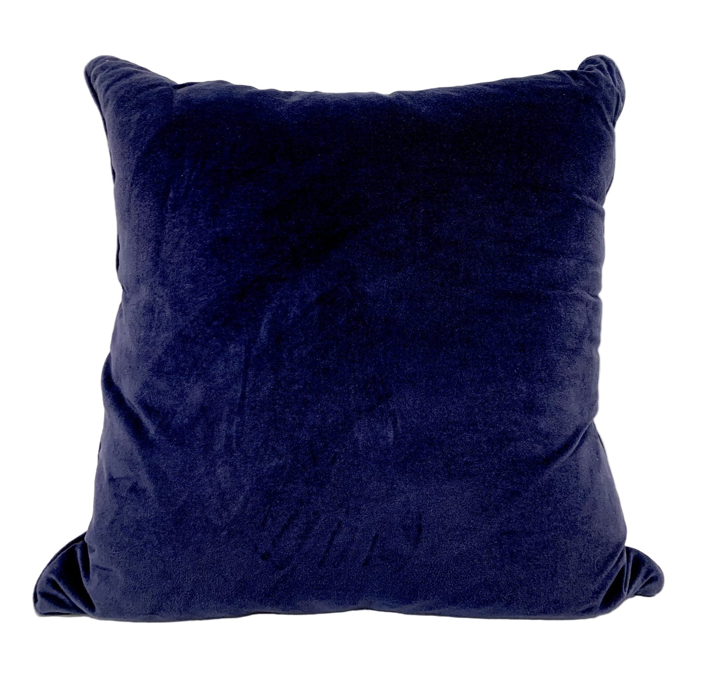 Navy Velour Cushion 60 x60cm - Navy image 0