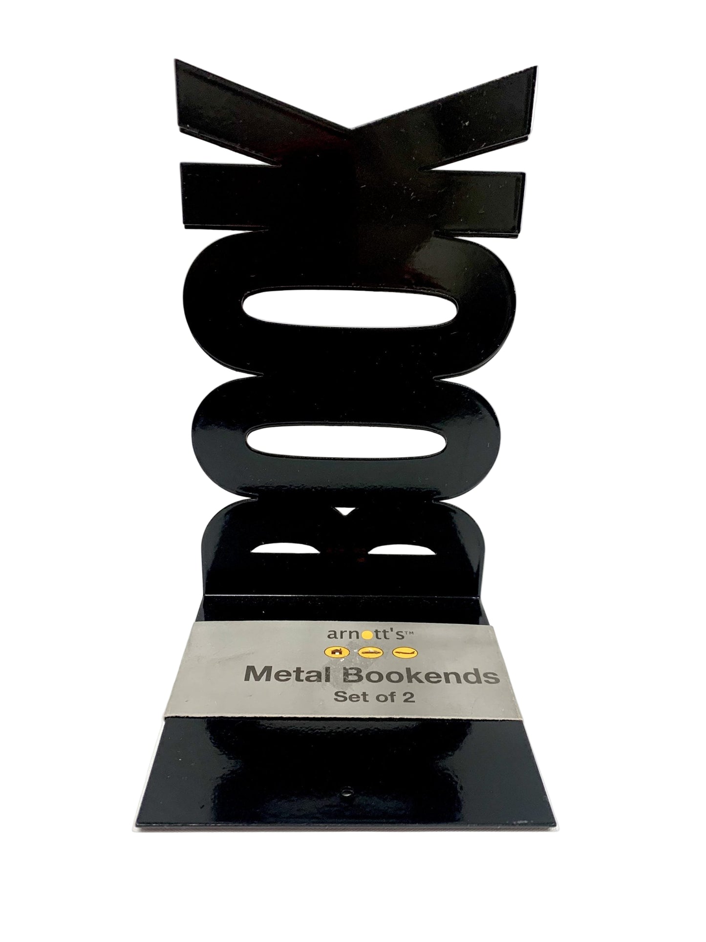 Metal Bookends Book - Black image 0