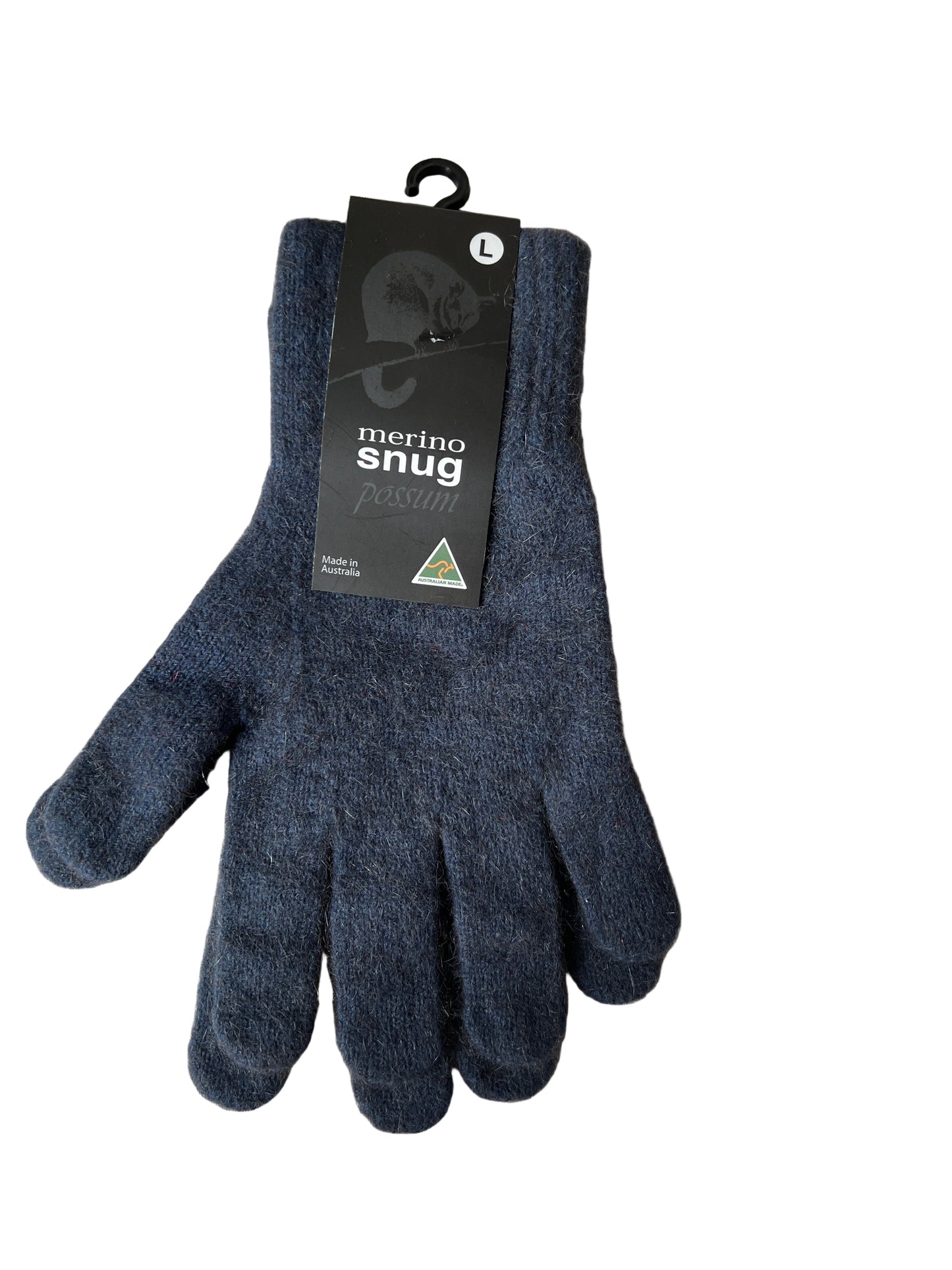 Merino Snug Possum Gloves - Large