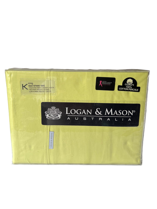 Logan & Mason -King - Sheet Set - Sundance