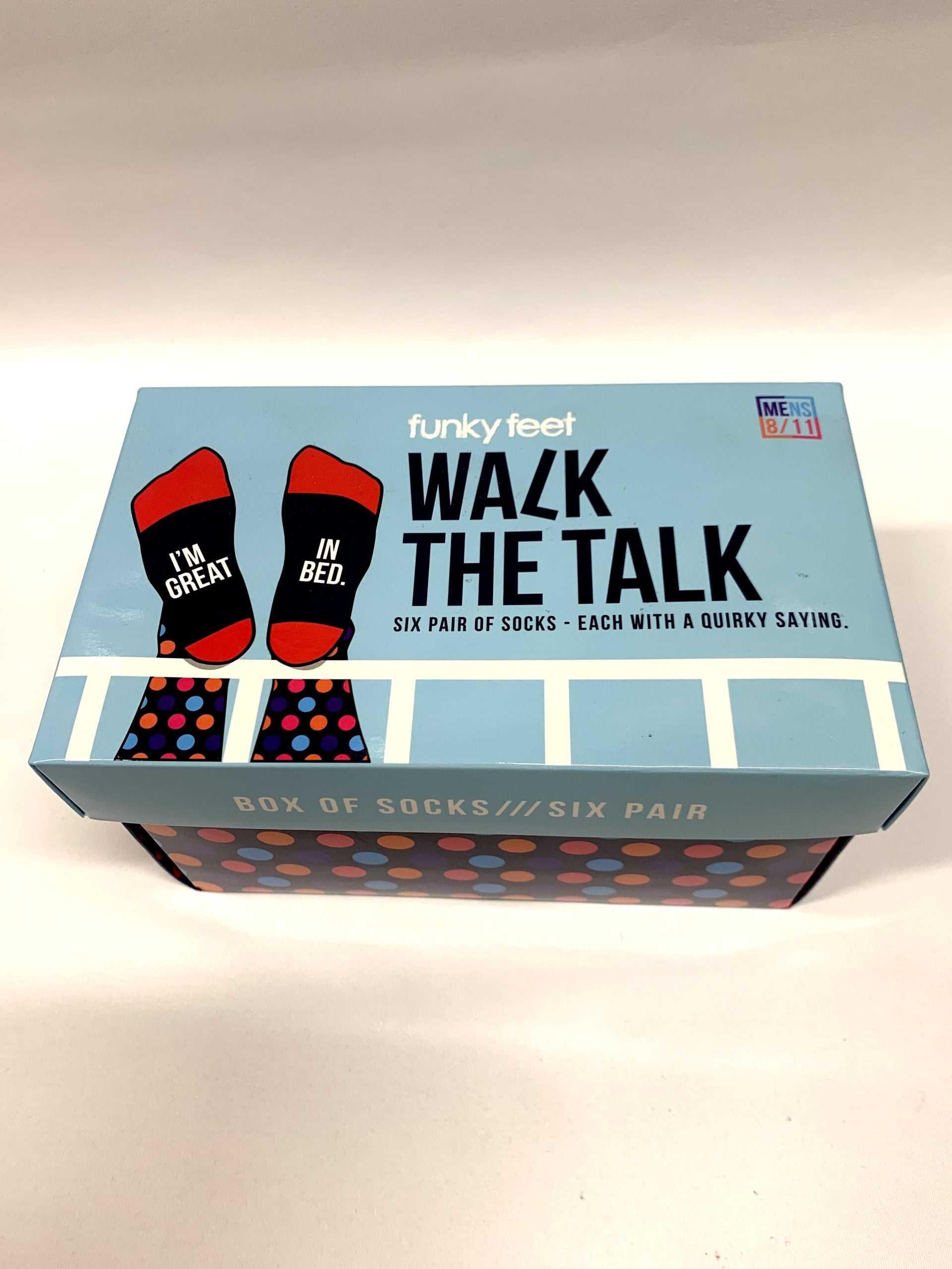 Funky Feet Walk the Talk - 6 Pairs image 0