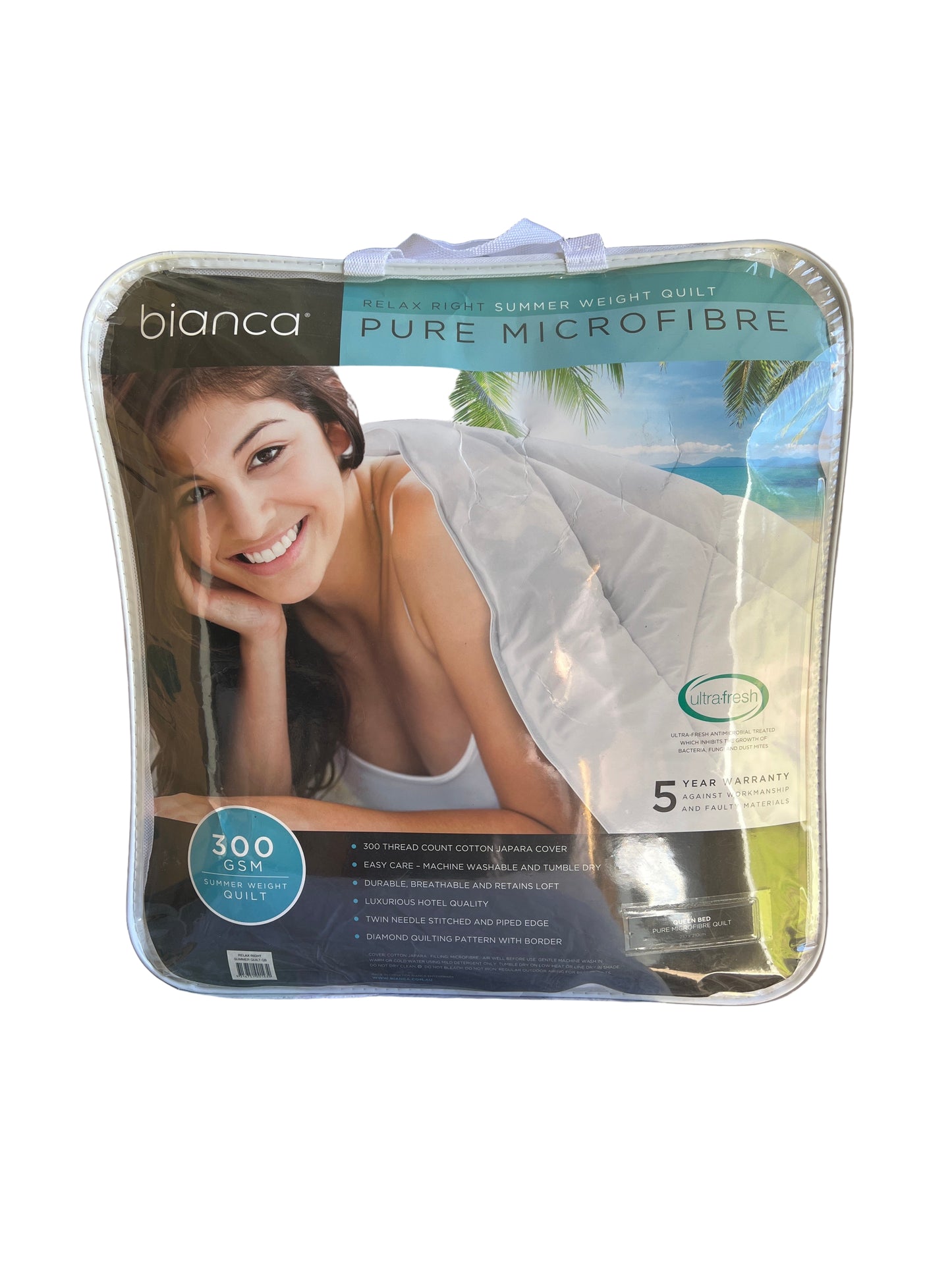 Bianca - Queen - Relax Right Pure Microfibre Quilt 300gsm