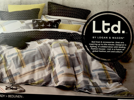 Logan & Mason LTD Queen Quilt Set- Easton Grey image 0