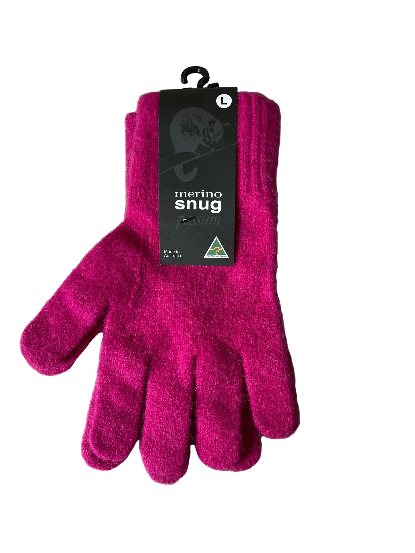 Merino Snug Possum Gloves - Large