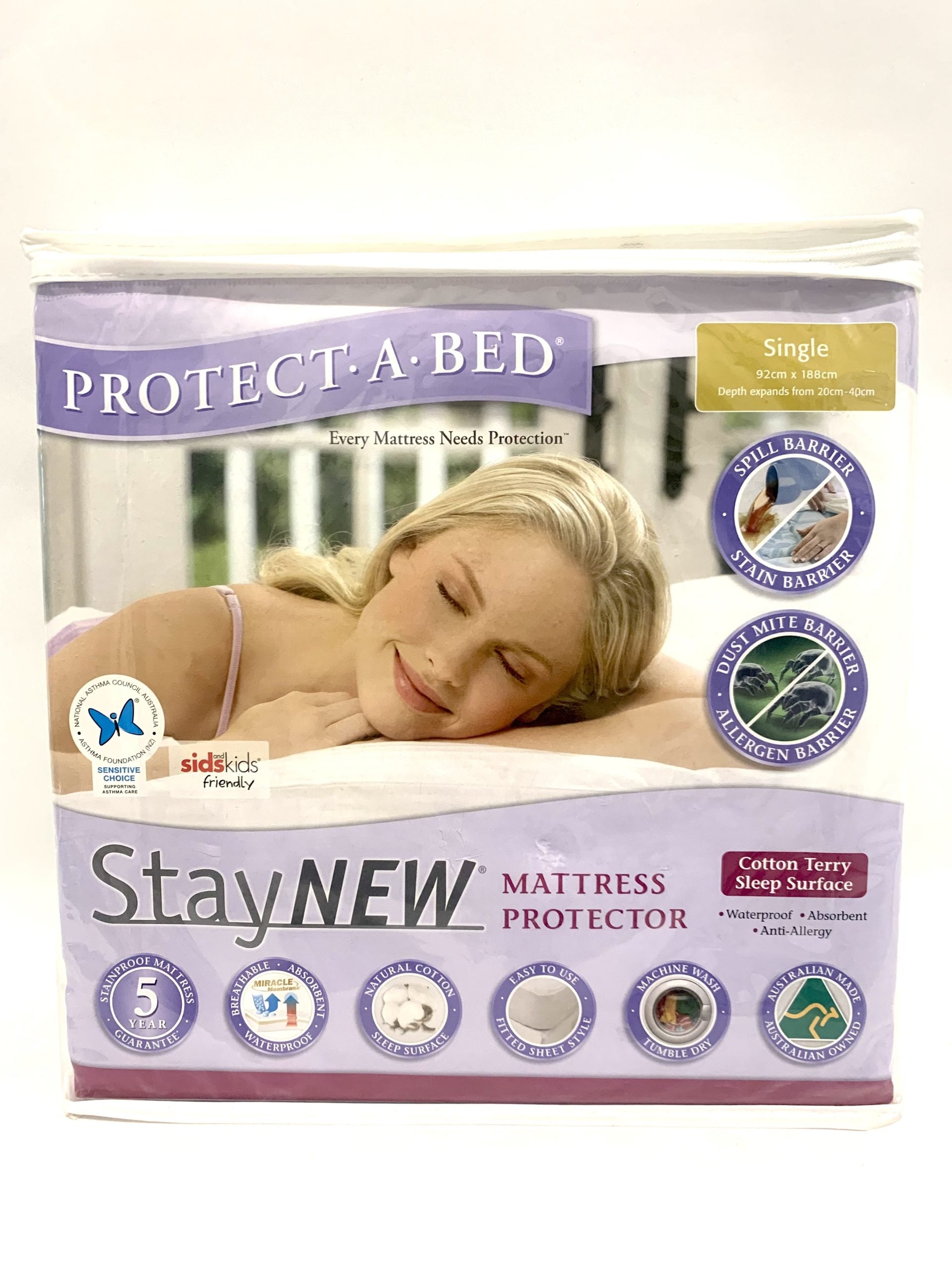 Protecta bed - Stay New Mattress Protector Waterproof - Single image 0