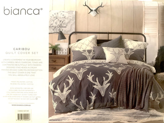 Bianca Queen Quilt Set Caribou image 0