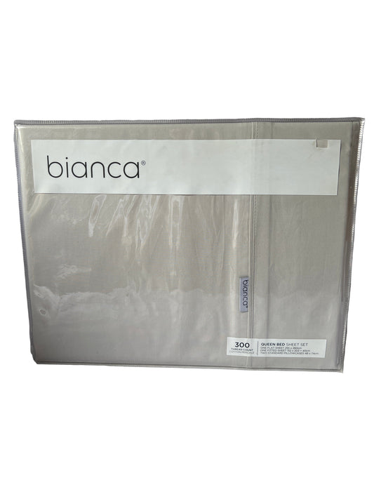 Bianca - Queen - Sheet Set Heston 300 Thread Count - Silver