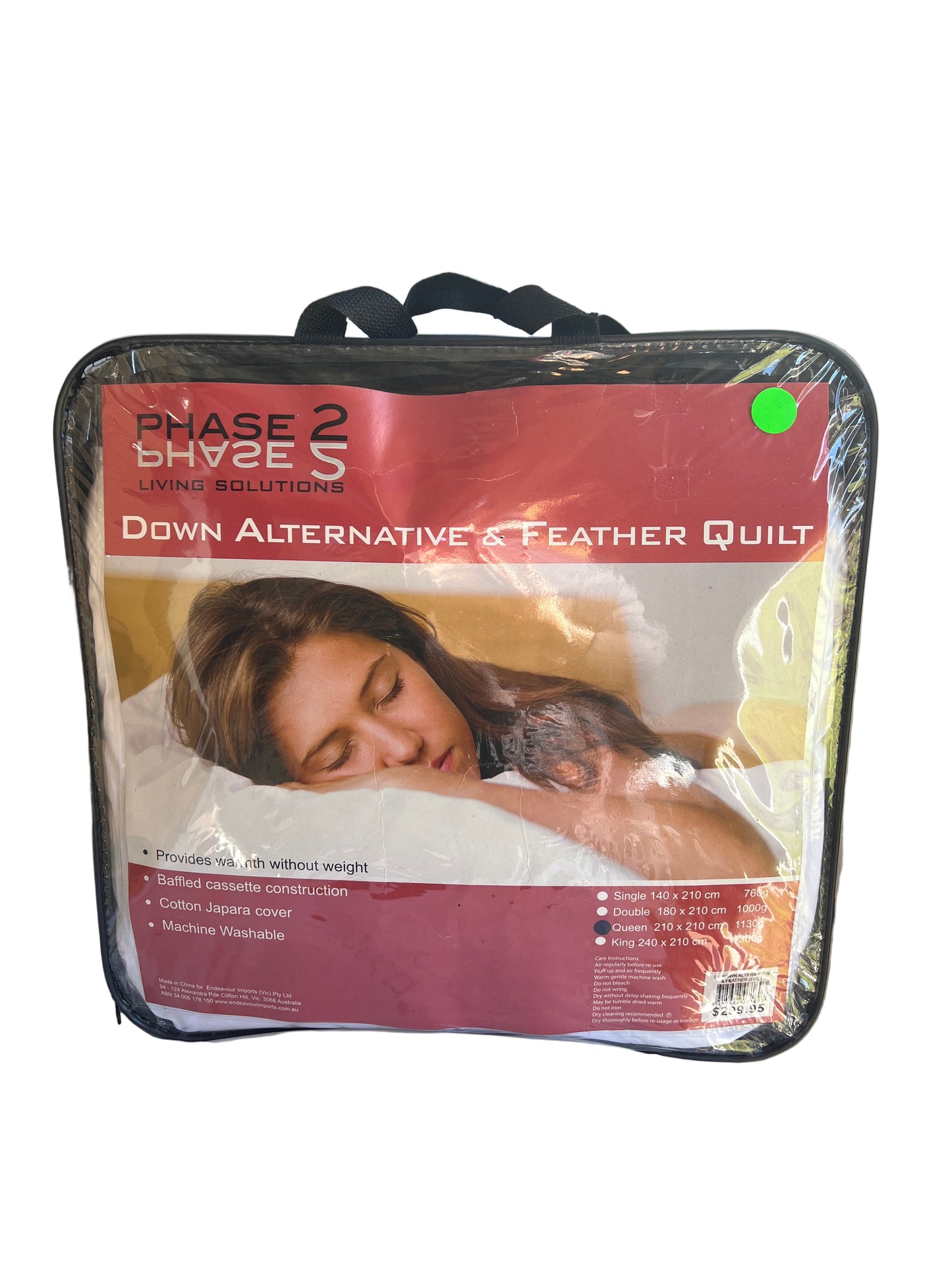 Phase 2 Living Solutions - Queen  - Down Alternative & Feather Quilt