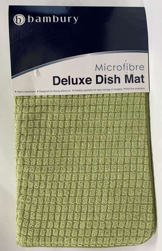 Bambury - Microfibre Deluxe Dish Mat - Wasabi image 0