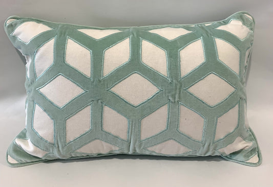 Paloma Cushion Ruby Mint 30 x 50cm image 0