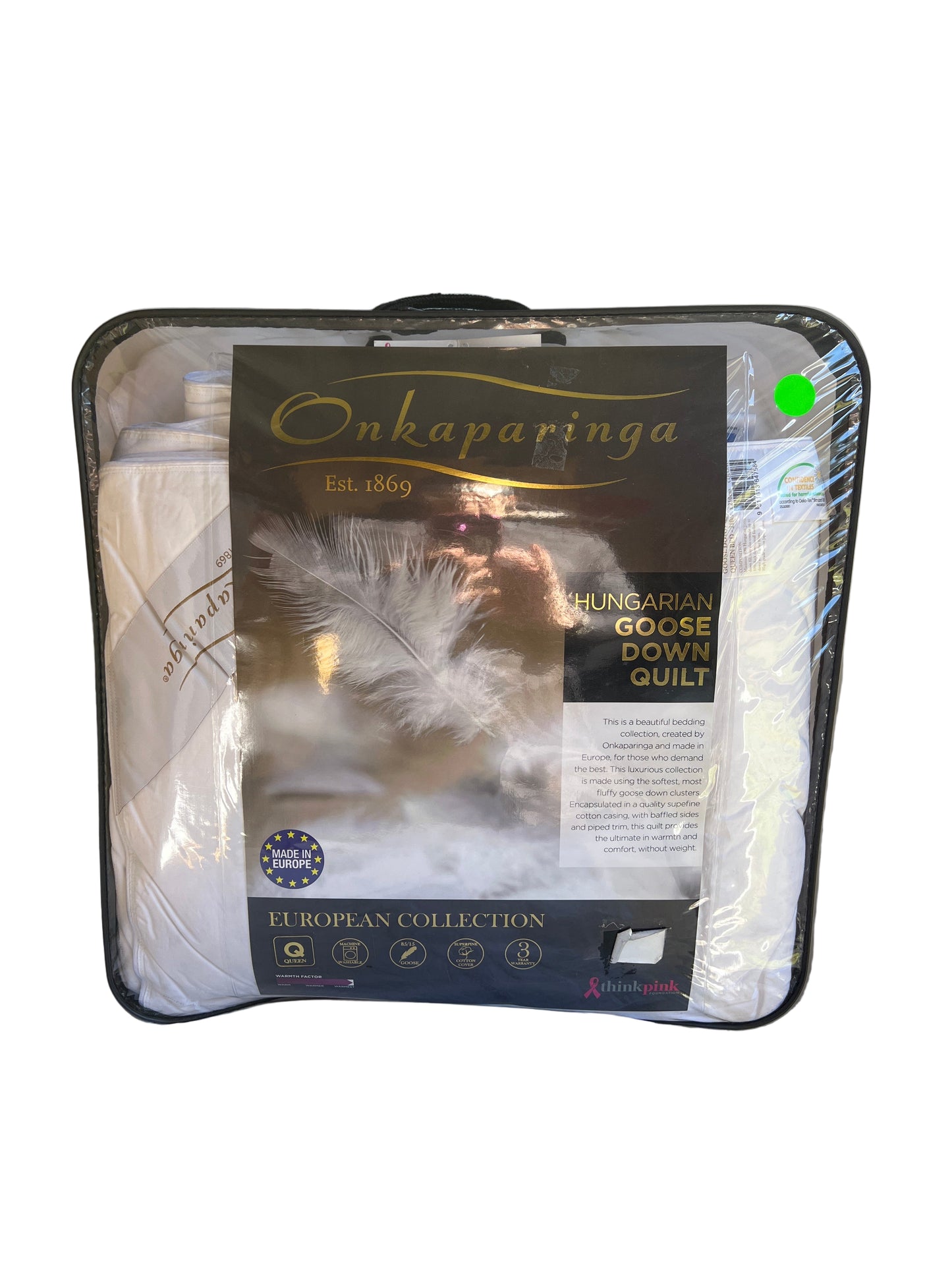 Onkaparinga - Queen  - Hungarian Goose Down Quilt