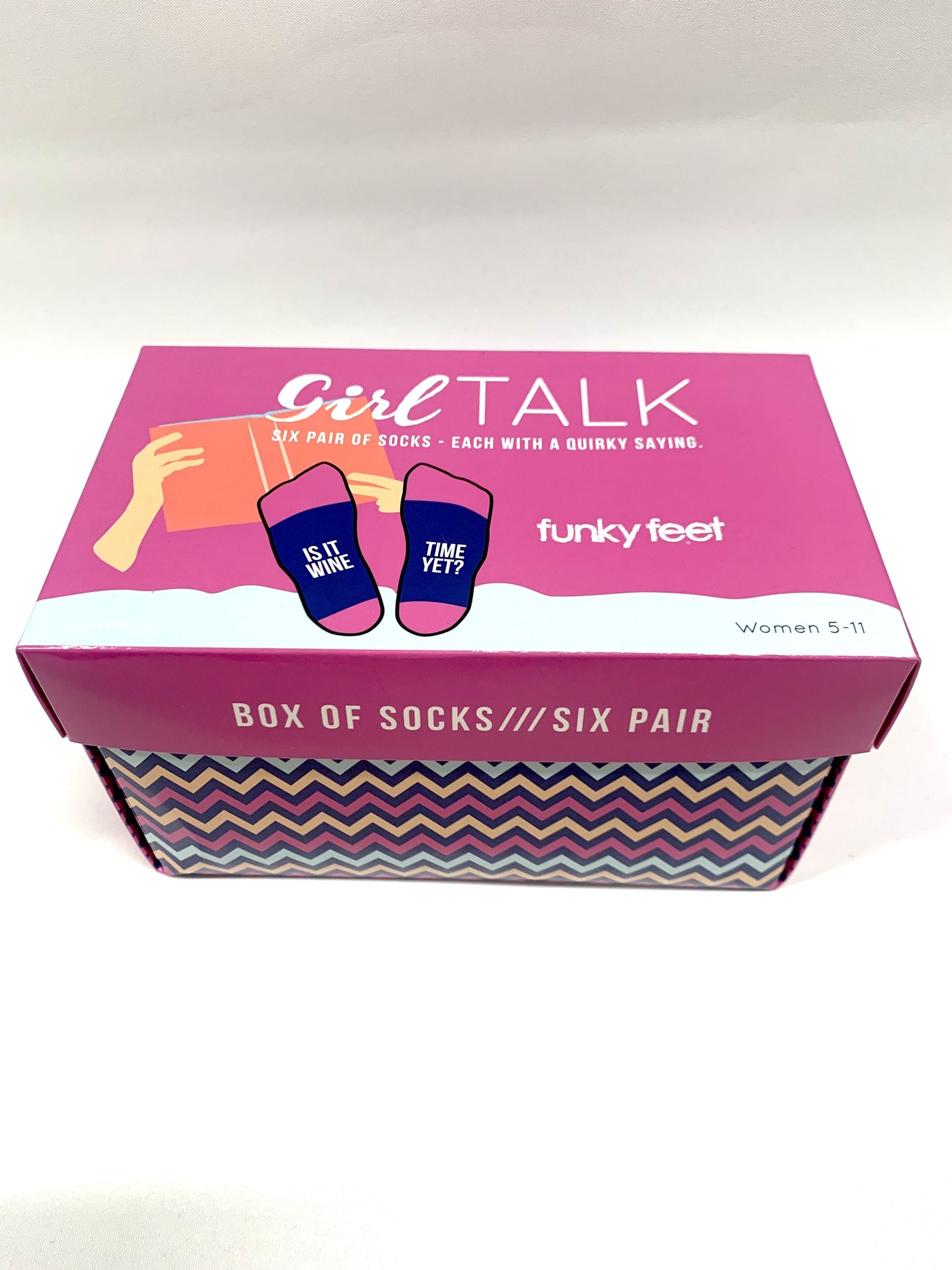 Girl Talk Box of Socks - 6 Pairs image 0