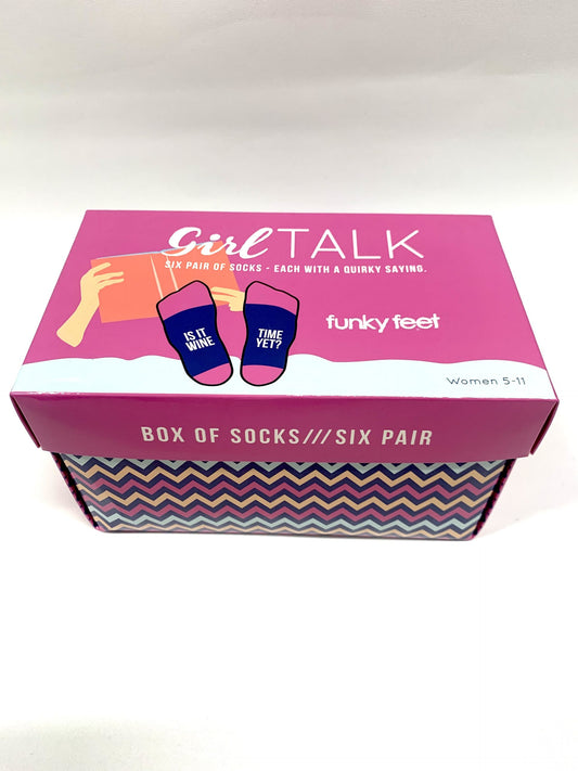 Girl Talk Box of Socks - 6 Pairs image 0