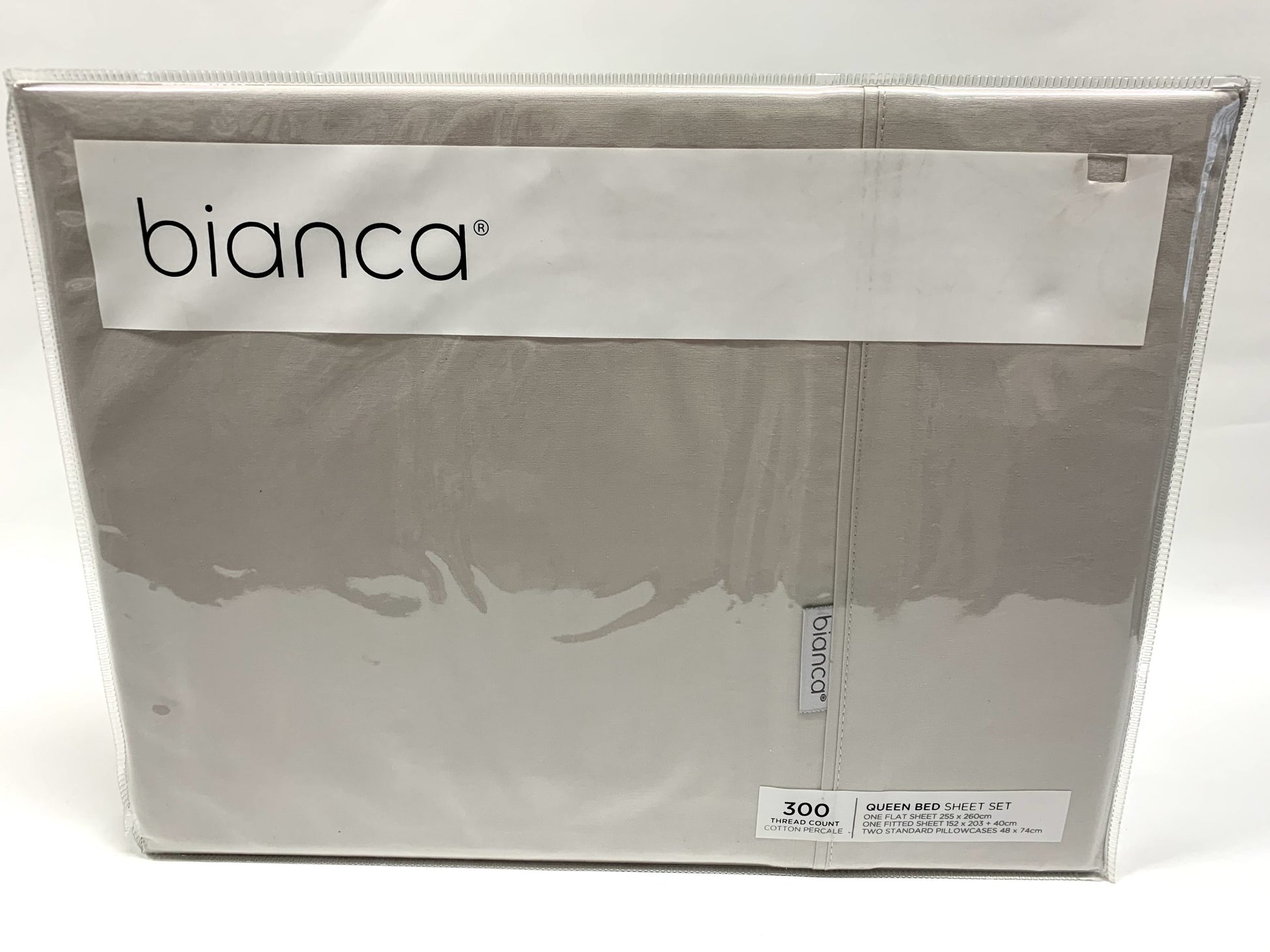 Bianca - Queen Sheet Set Heston 300 Thread Count - Silver image 0