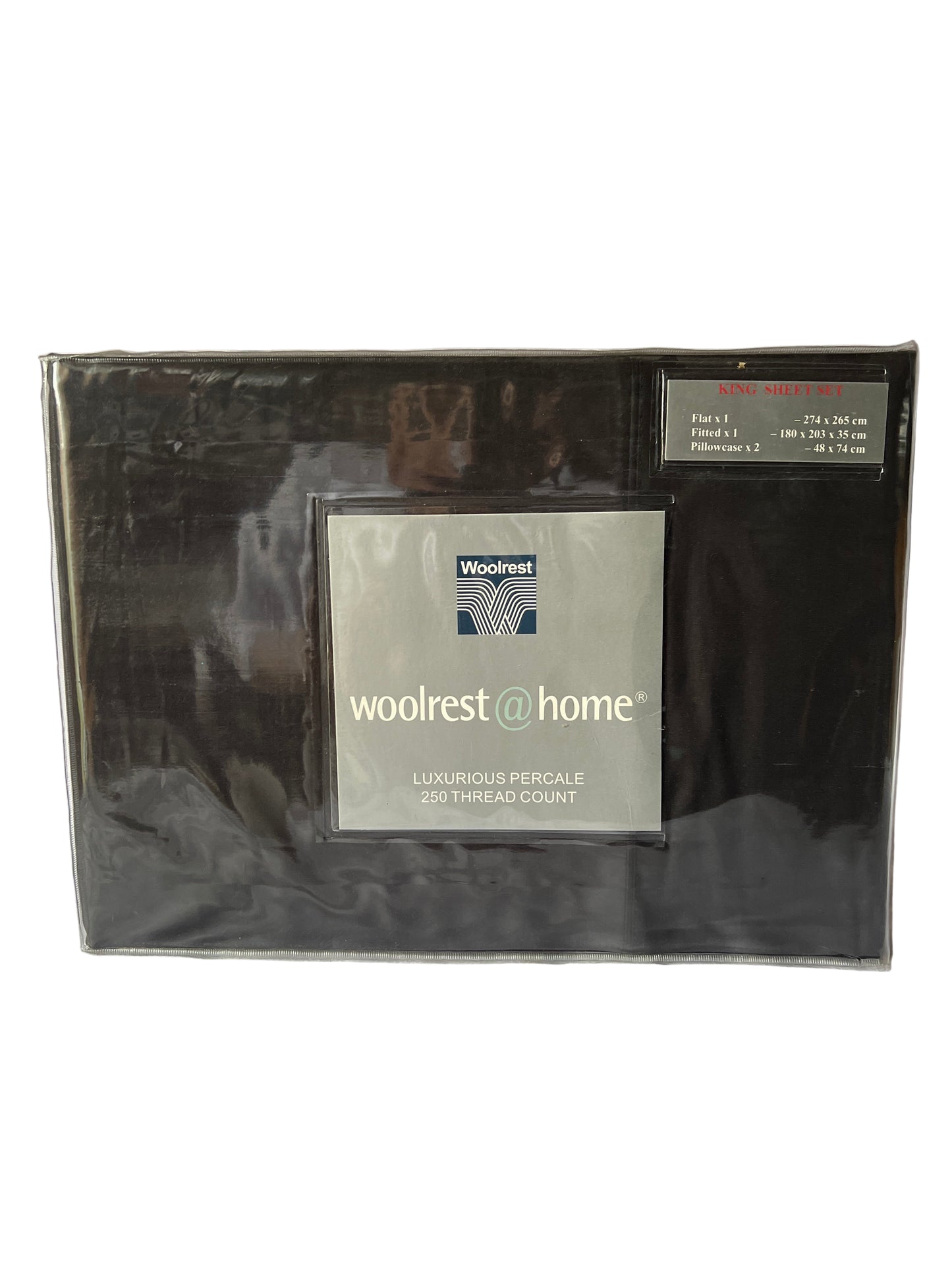 Woolrest Home - King - Sheet Set - Black