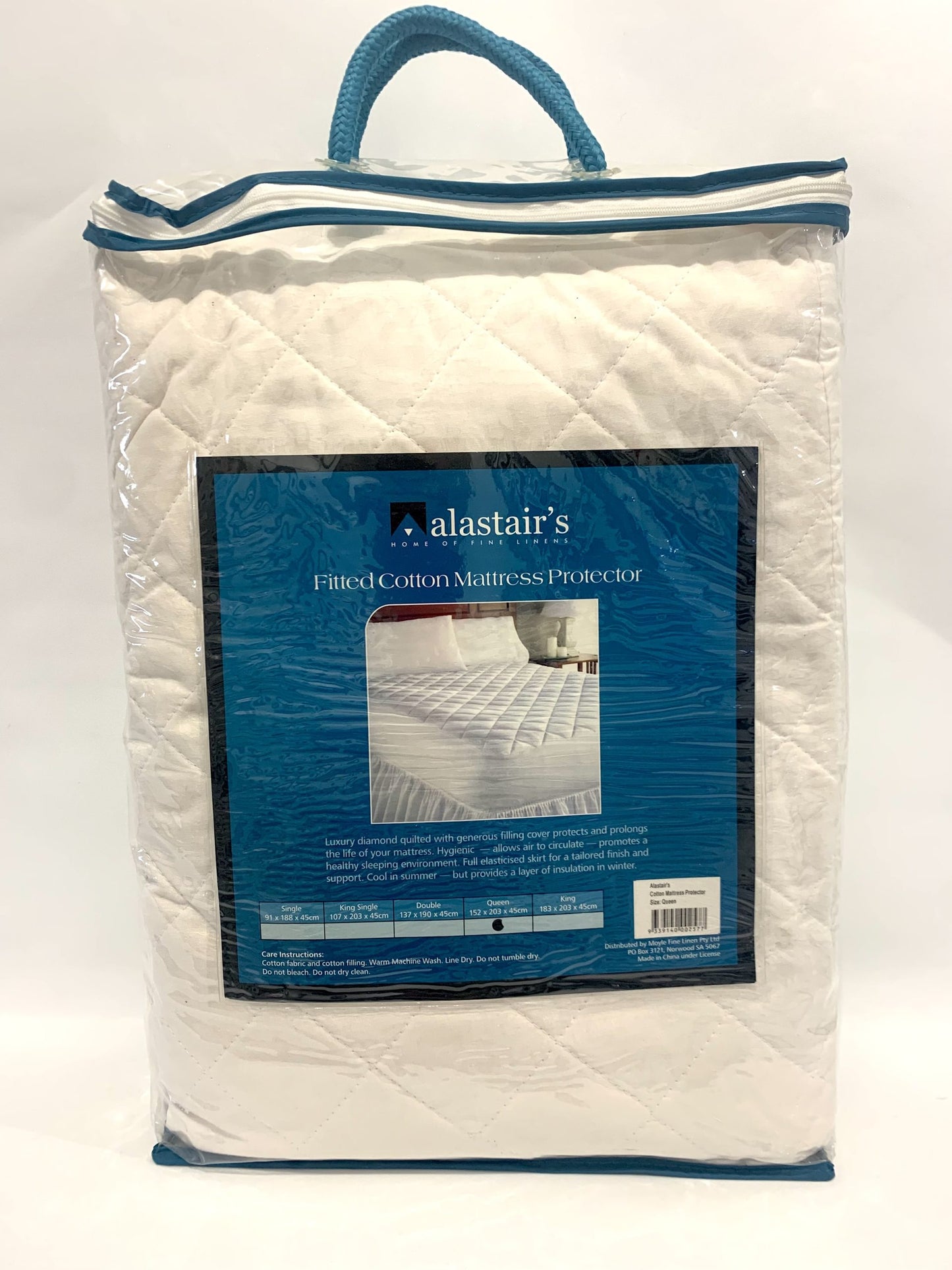 Alastairs - Fitted Cotton Mattress Protector - Queen image 0