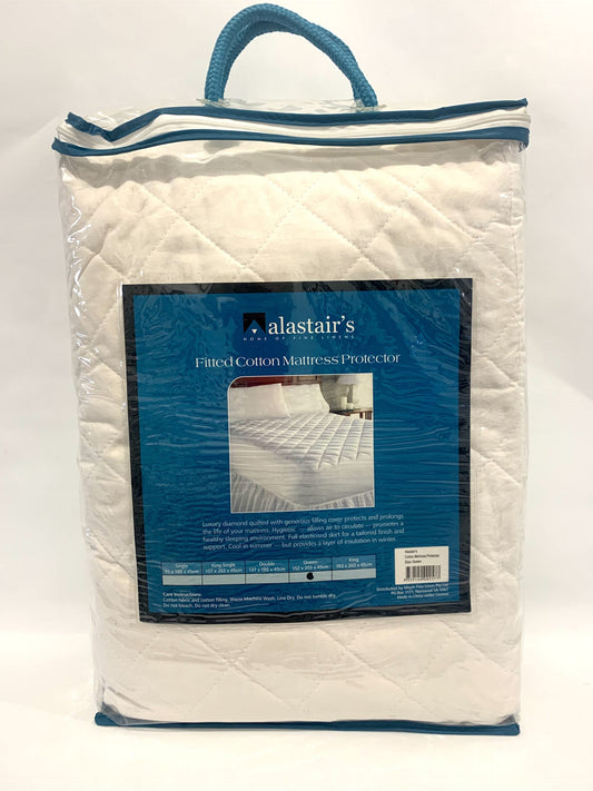 Alastairs - Fitted Cotton Mattress Protector - Queen image 0