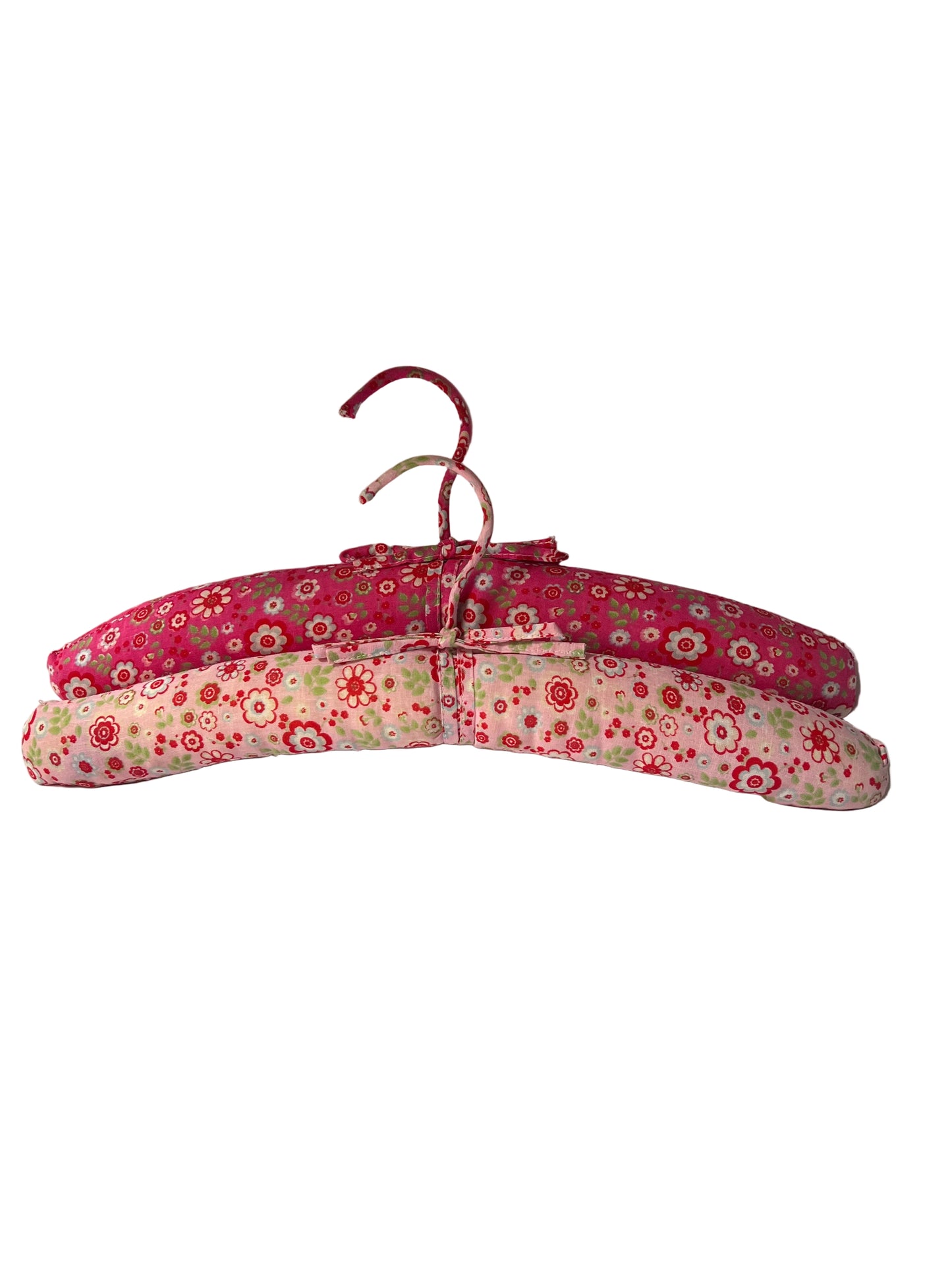 Coat Hangers - Set 2 Padded - Rose Print