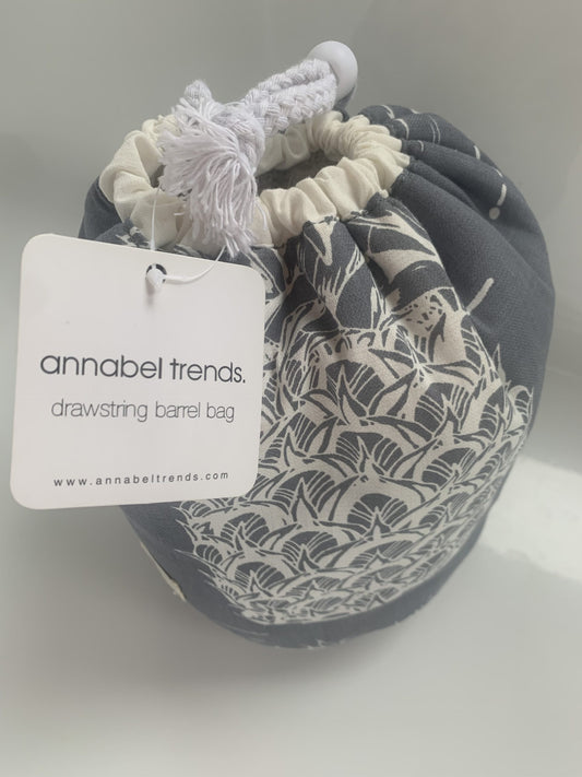 Annabel Trends - Draw string Cosmetic Bag - Pine Grey image 0