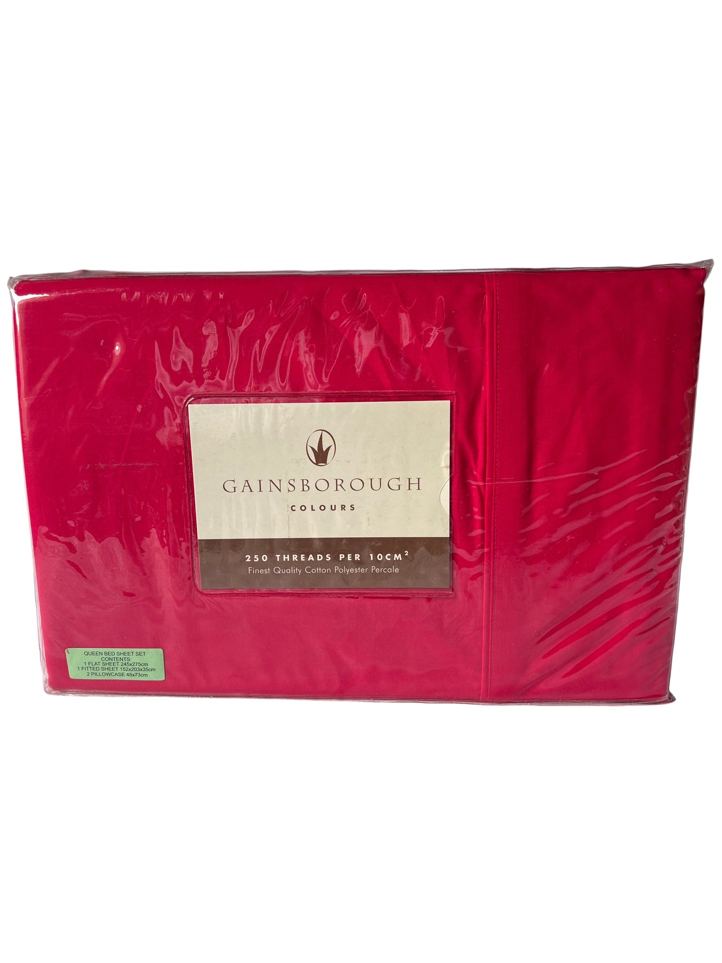 Gainsborough - Queen - 250Thread Queen Sheet Set - Raspberry
