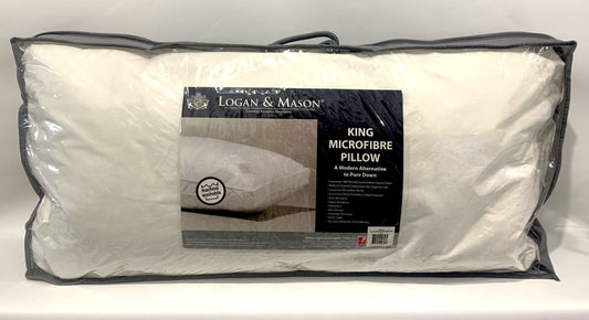 Logan & Mason King Micrfofibre Pillow image 0